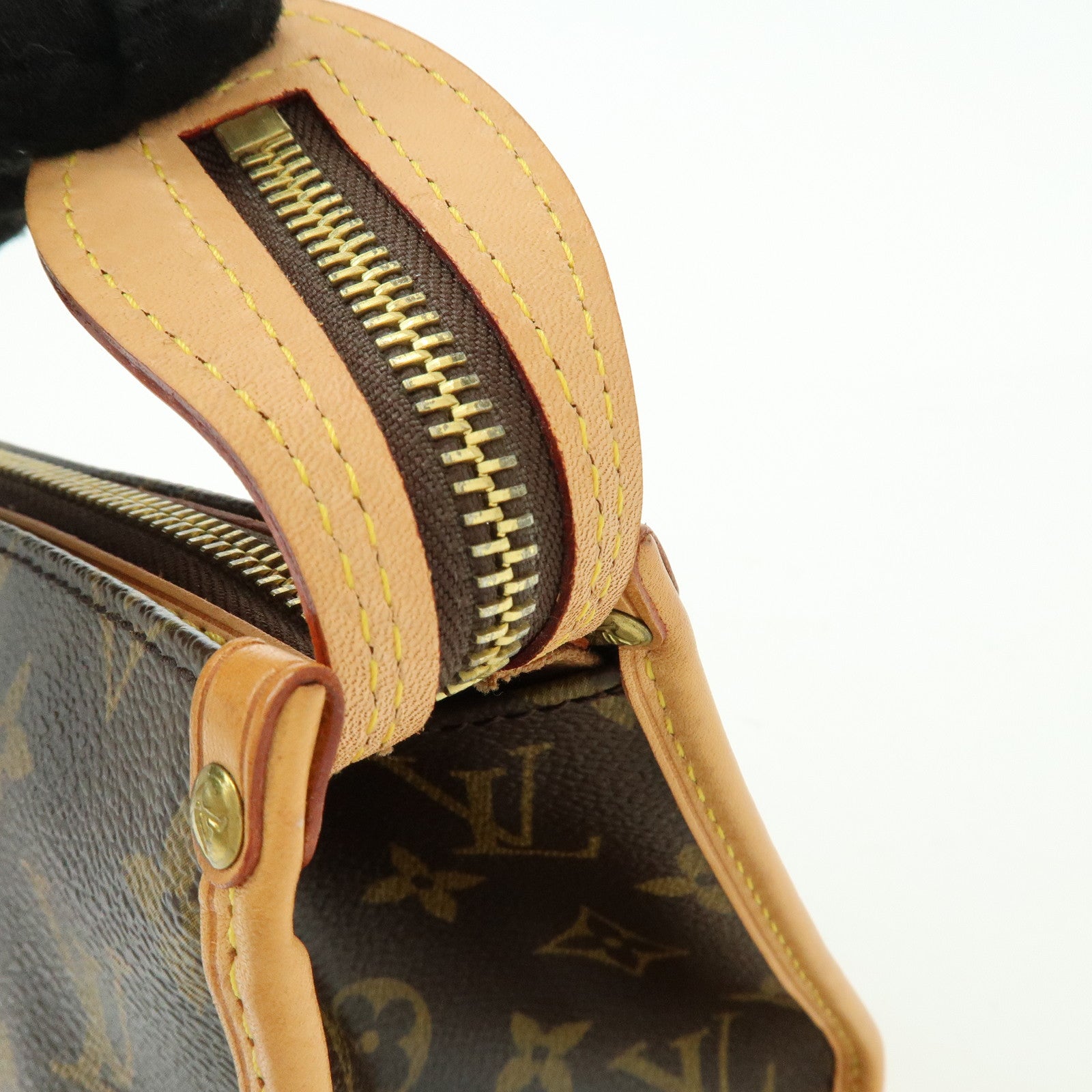 Louis Vuitton Monogram Popincourt Canvas Hand Bag Brown M40009