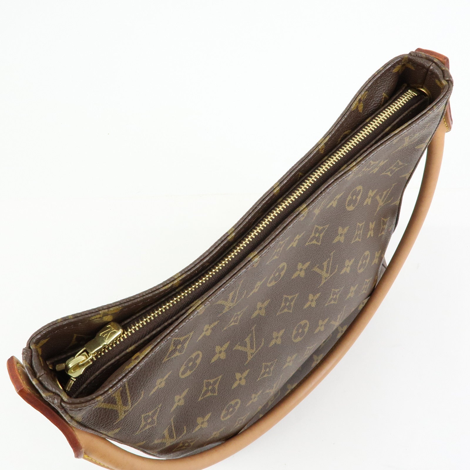 Louis Vuitton Monogram Looping GM Shoulder Bag Brown M51145