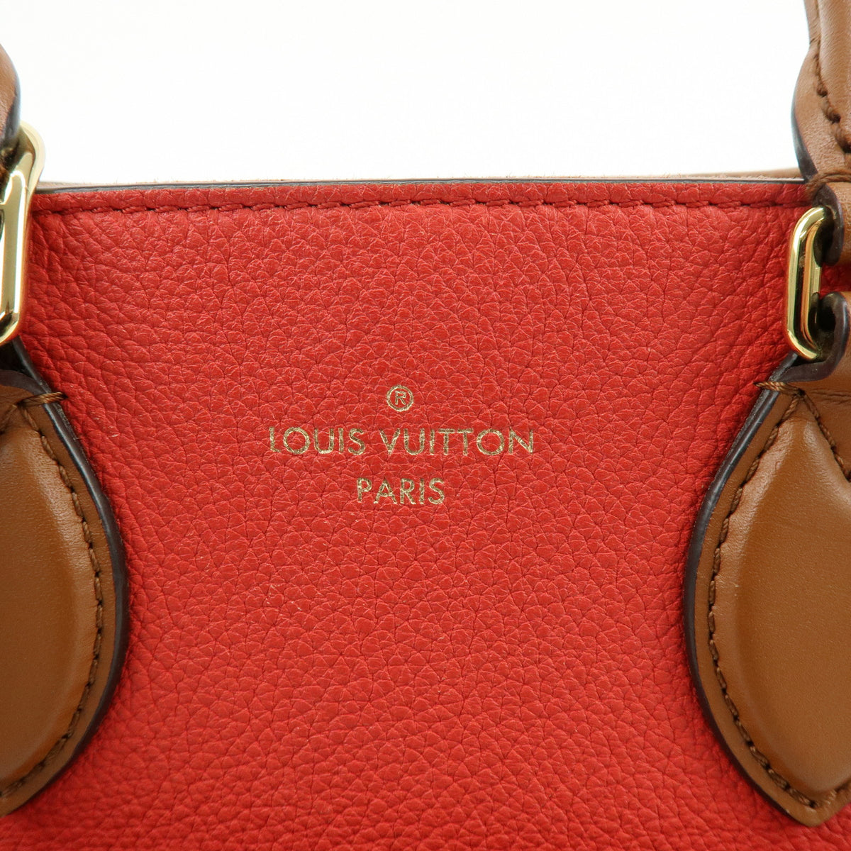 Louis Vuitton Monogram Fold Tote PM 2Way Bag Cerise Creme Noir M45389