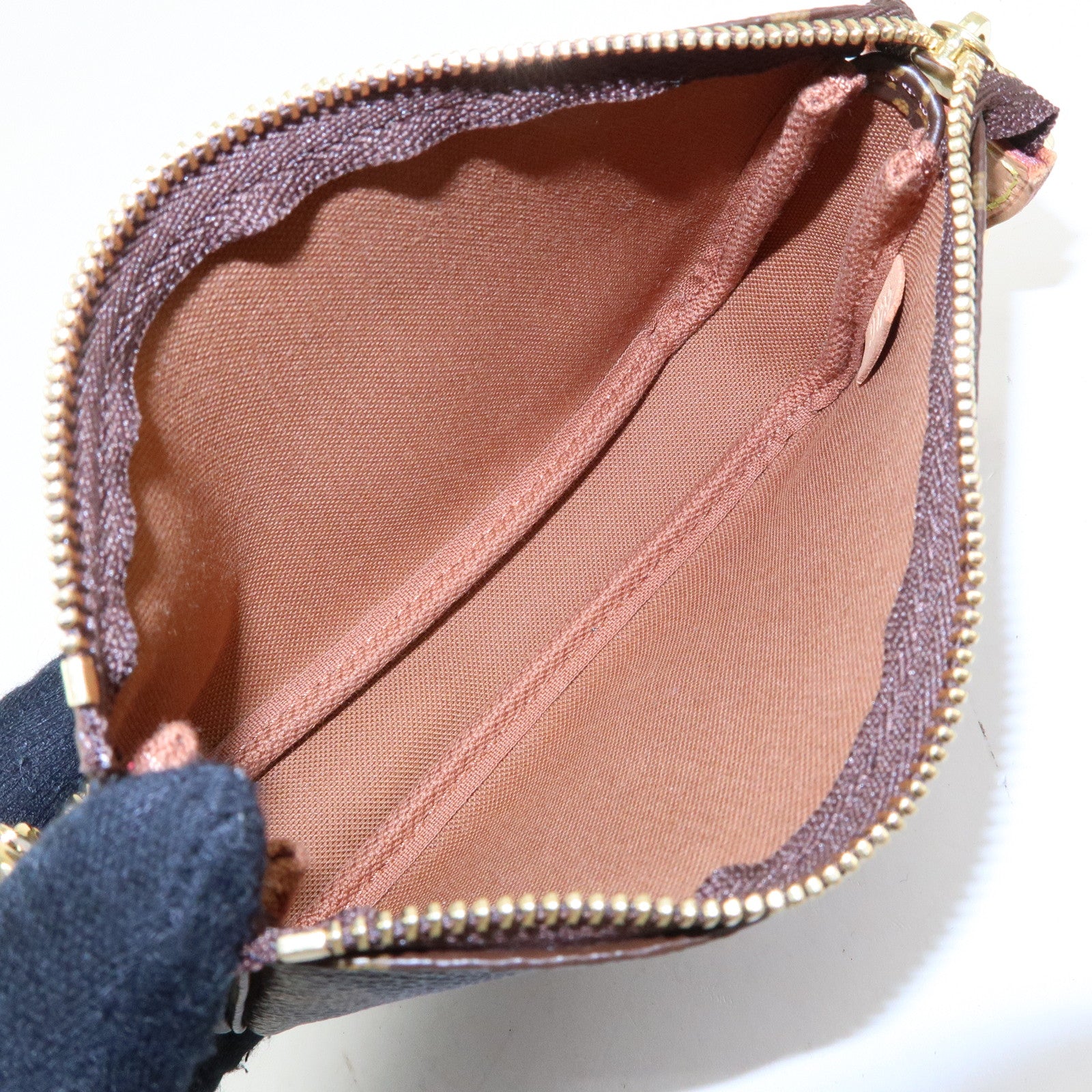 Louis Vuitton Monogram Mini Pochette Accessoires Hand Bag M58009