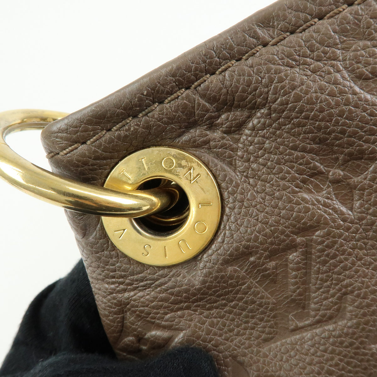 Louis Vuitton Monogram Empreinte Artsy MM Hand Bag Terre M94171