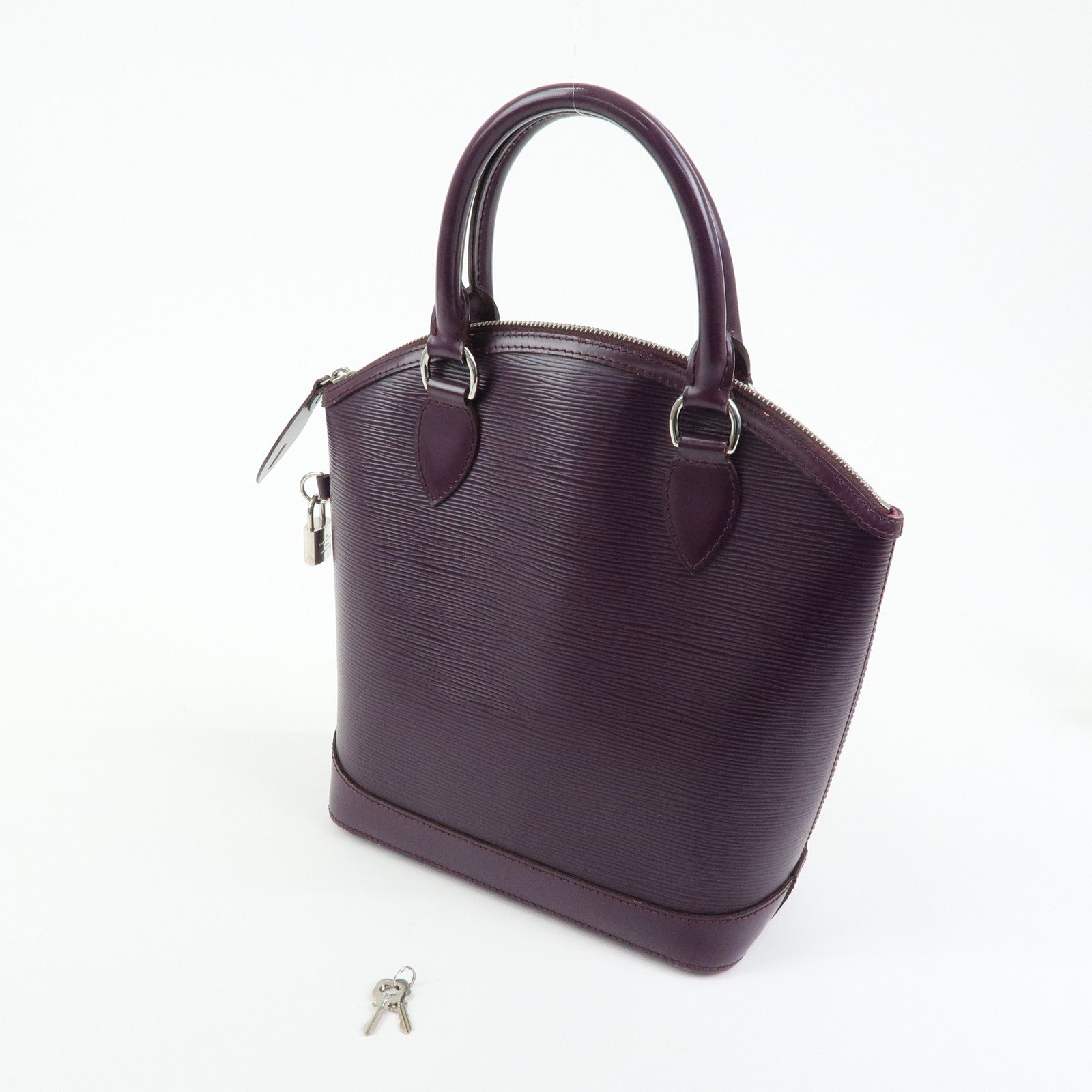 Louis Vuitton Epi Lockit PM Tote Bag Hand Bag Cassis M4229K