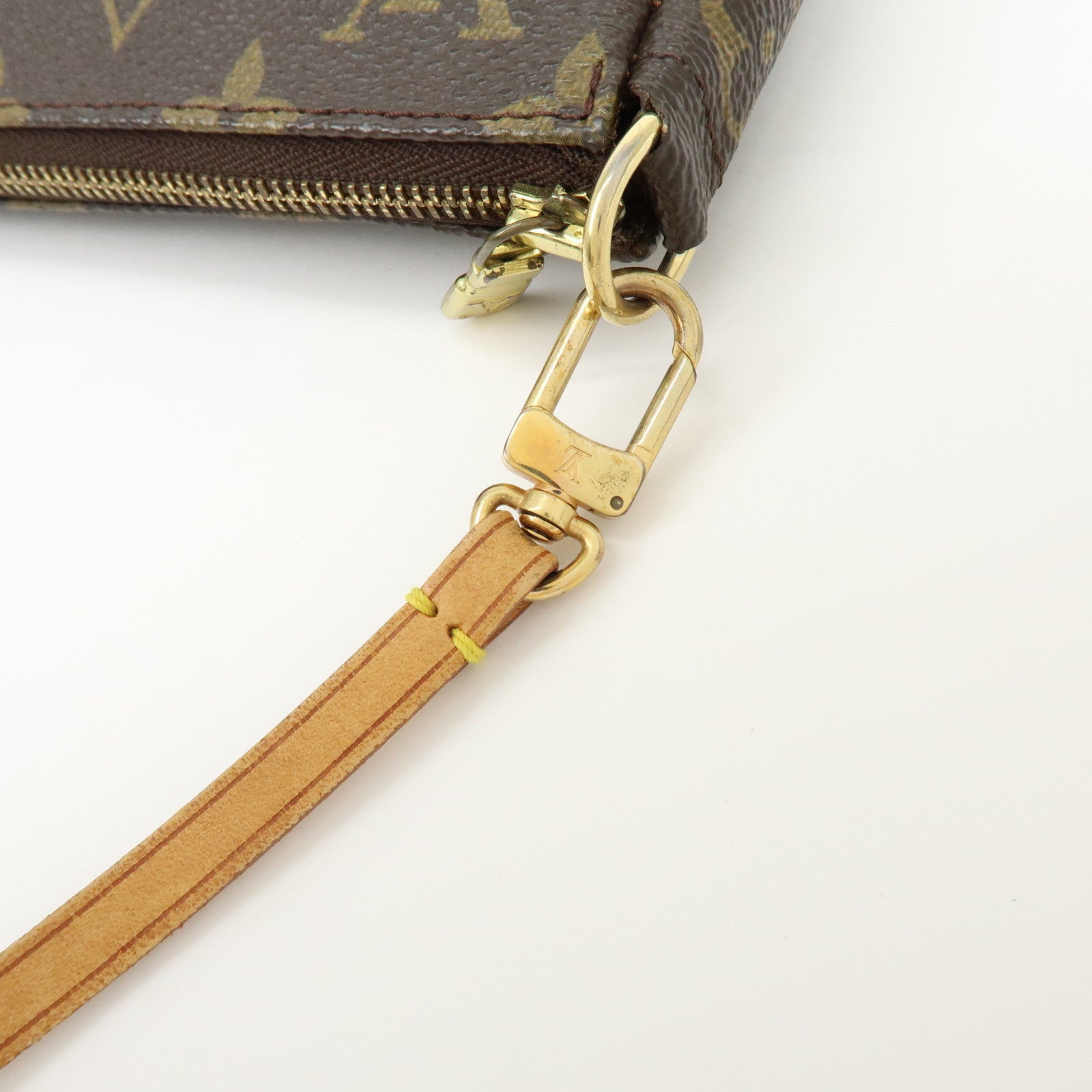 Louis Vuitton Monogram Pochette Accessoires Pouch Hand Bag M51980