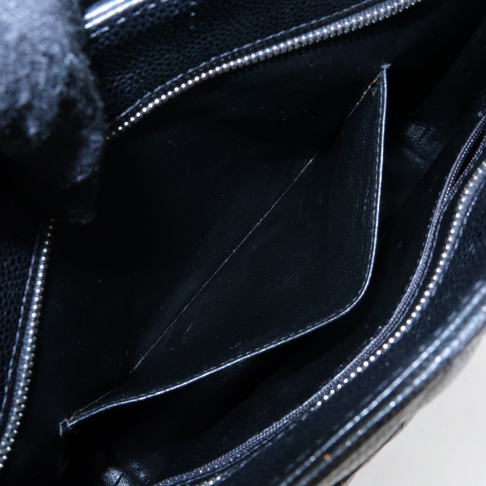 CHANEL Matelasse COCO Mark Medallion Tote Bag Hand Bag Black A01804
