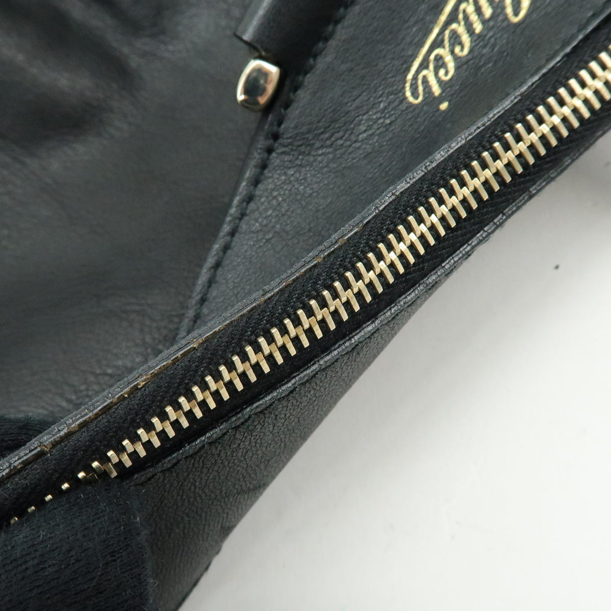 GUCCI Abbey Leather Shoulder Bag Hand Bag Black 189833