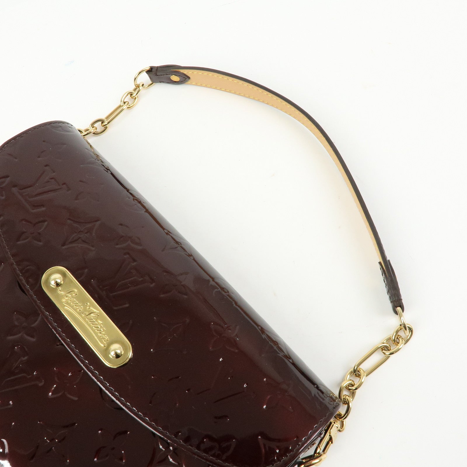 Louis Vuitton Vernis Rodeo Drive Hand Bag Amarante M93598