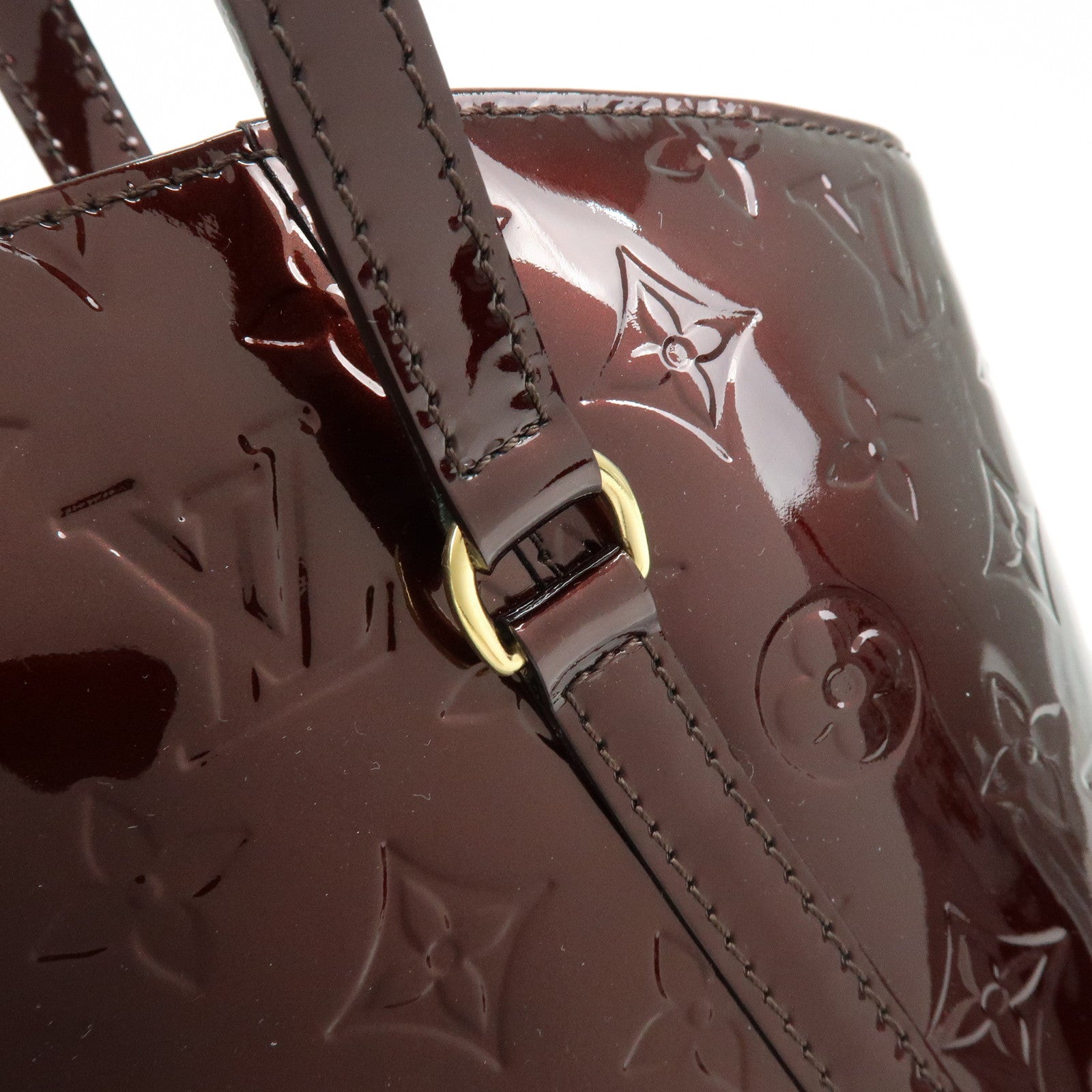Louis Vuitton Monogram Vernis Avalon MM Tote Bag Amarante M91567