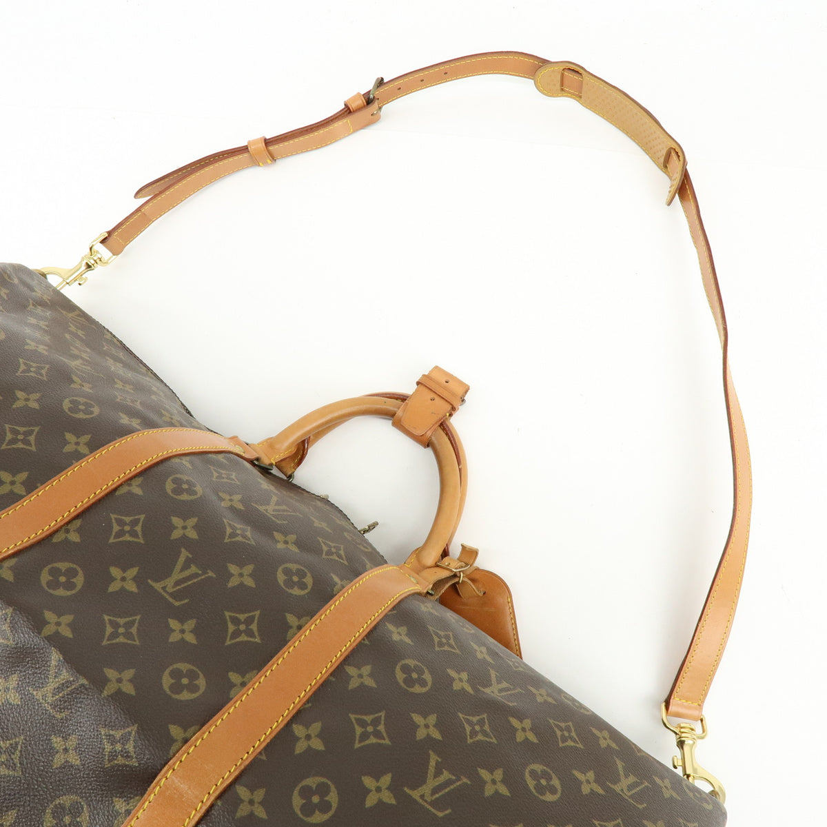 Louis Vuitton Monogram Keep All Bandouliere 60 Boston Bag M41412