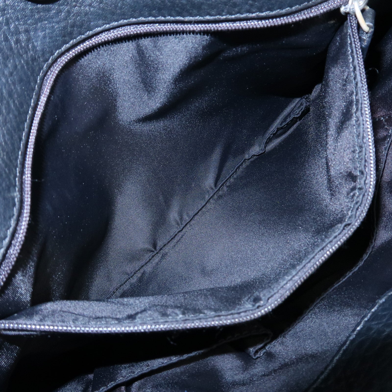 Christian Dior Street Chic Trotter Canvas Leather Tote Bag Black Used