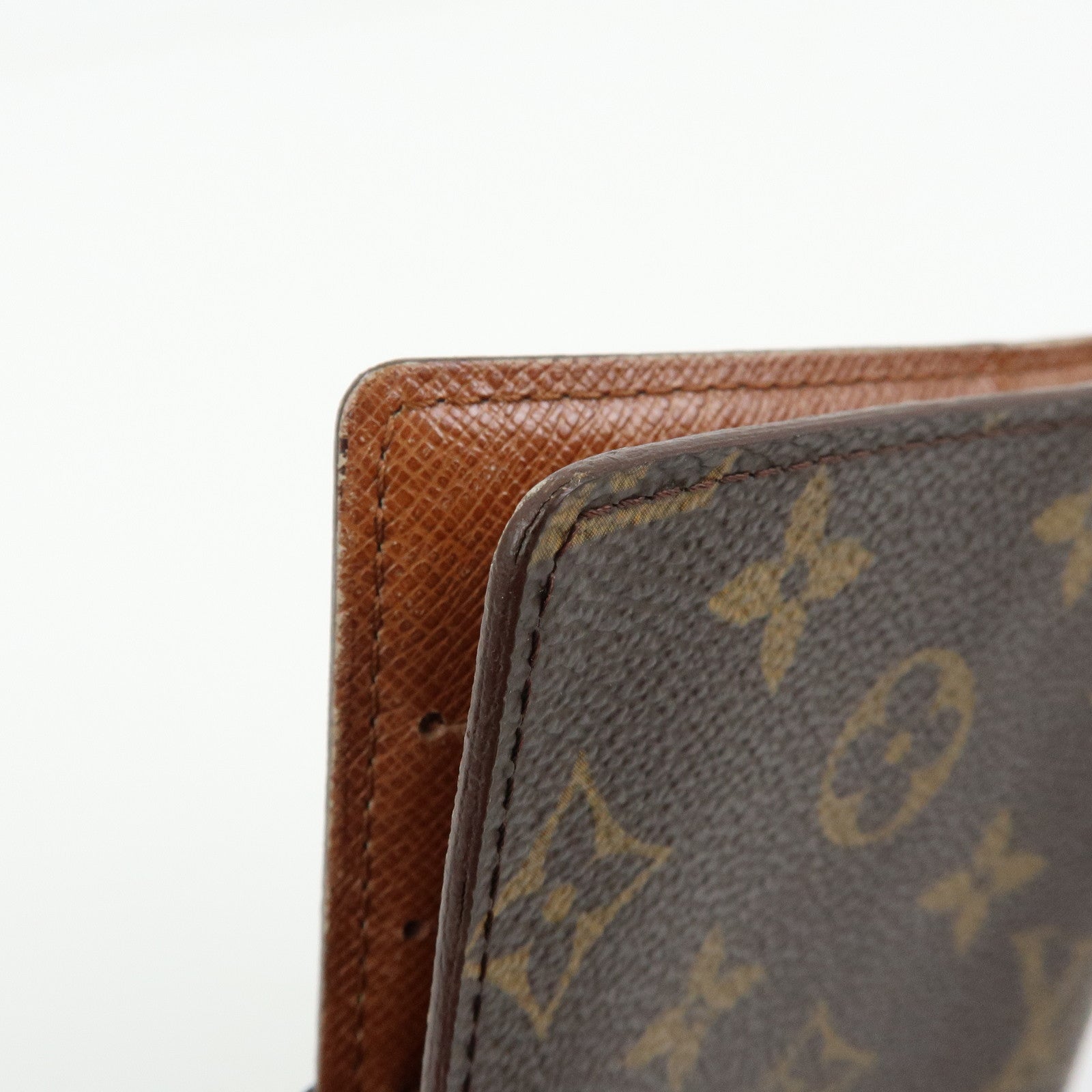 Louis Vuitton Set of 2 Monogram Canvas Leather Planner Cover R20005
