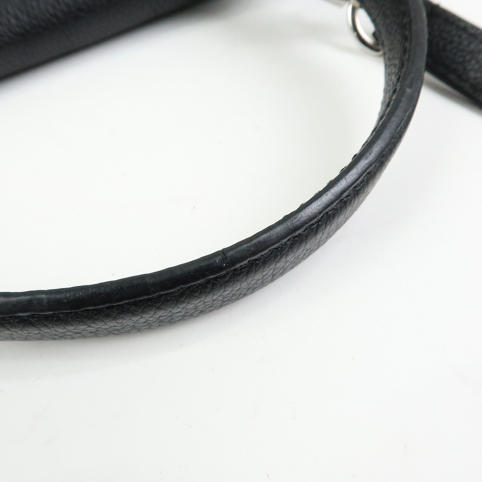 Louis Vuitton Lockme Ever MM Calf Leather 2Way Hand Bag Black M51395