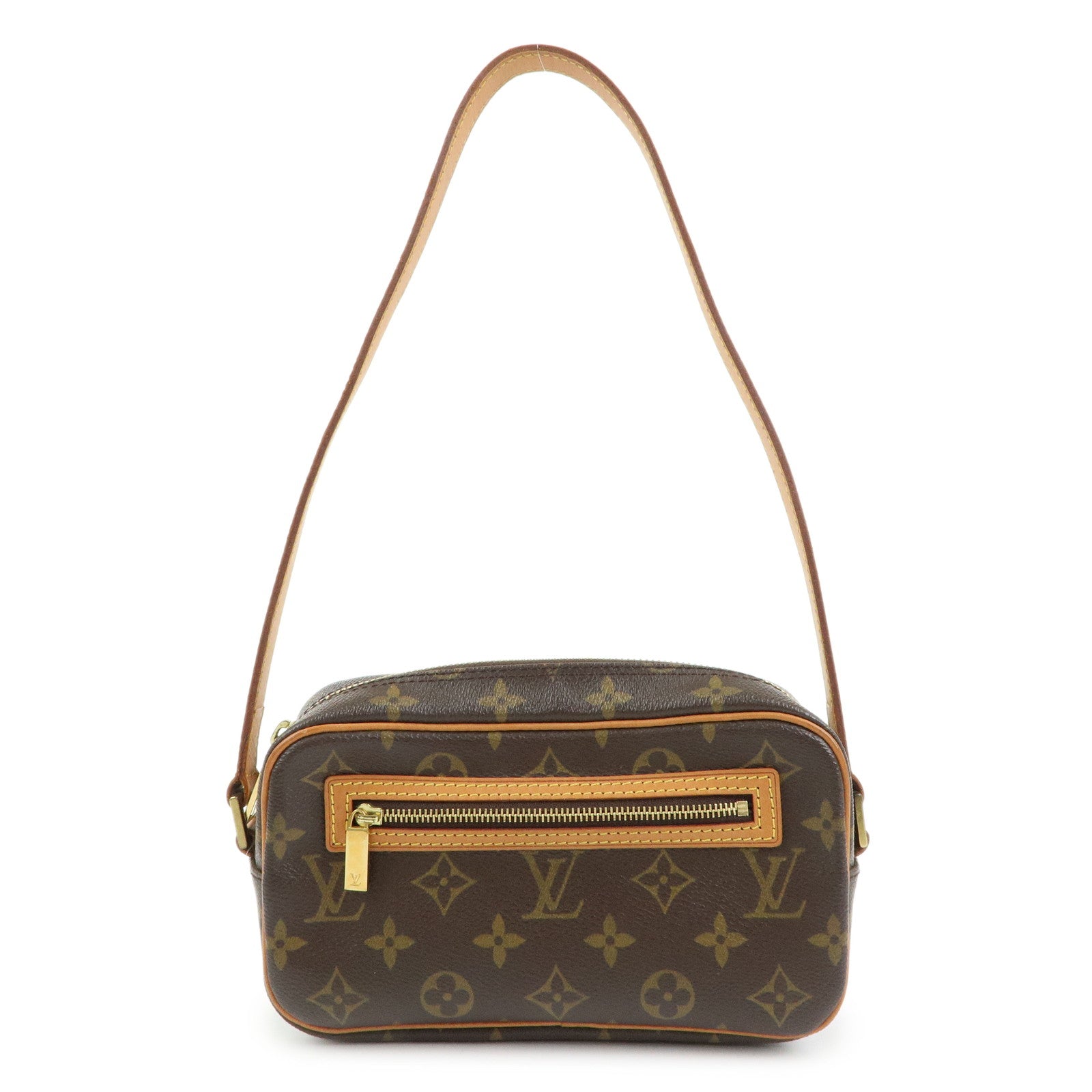Louis Vuitton Monogram Pochette Cite Shoulder Bag Brown M51183