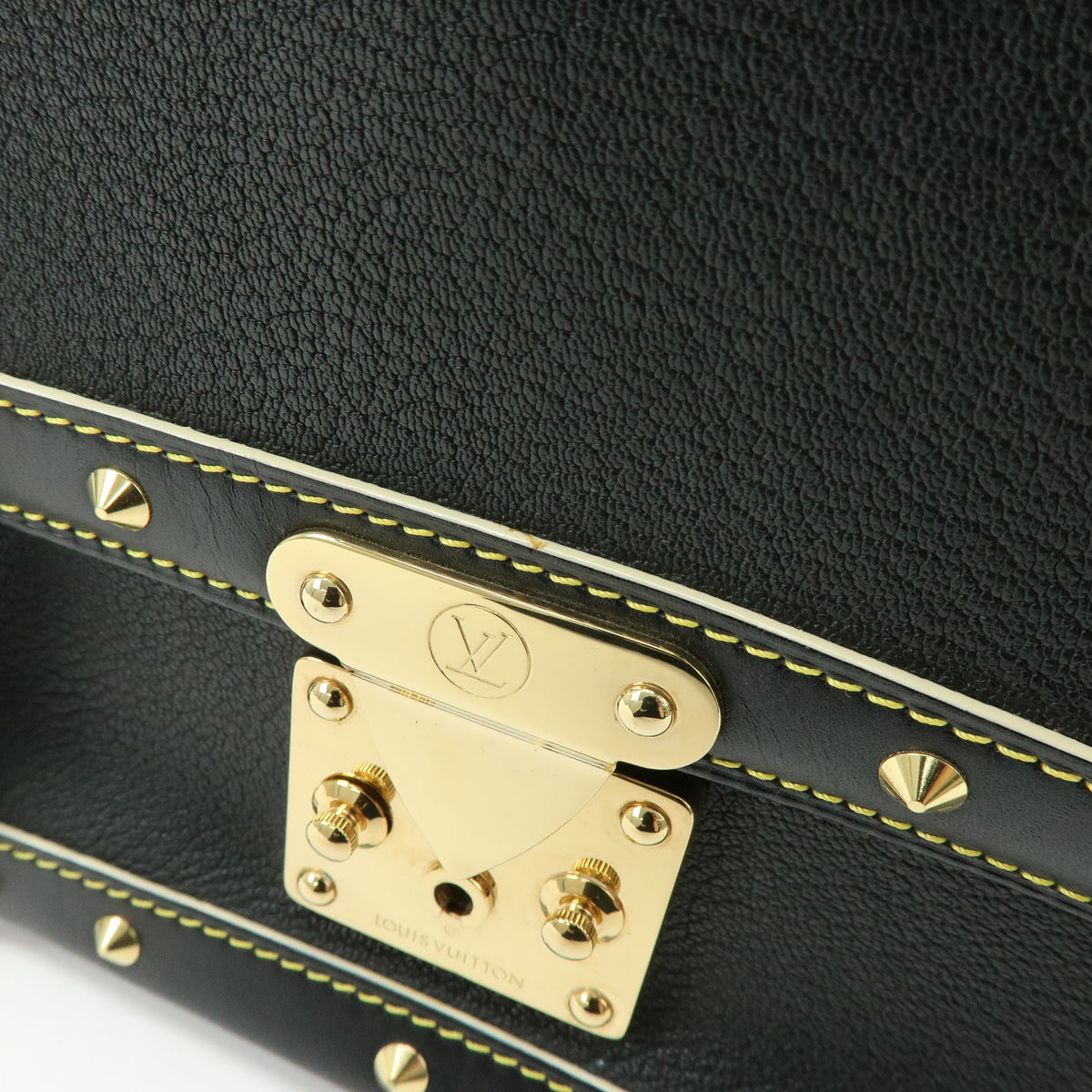 Louis Vuitton Talentueux Suhali Leather Shoulder Bag Studs Noir M91820