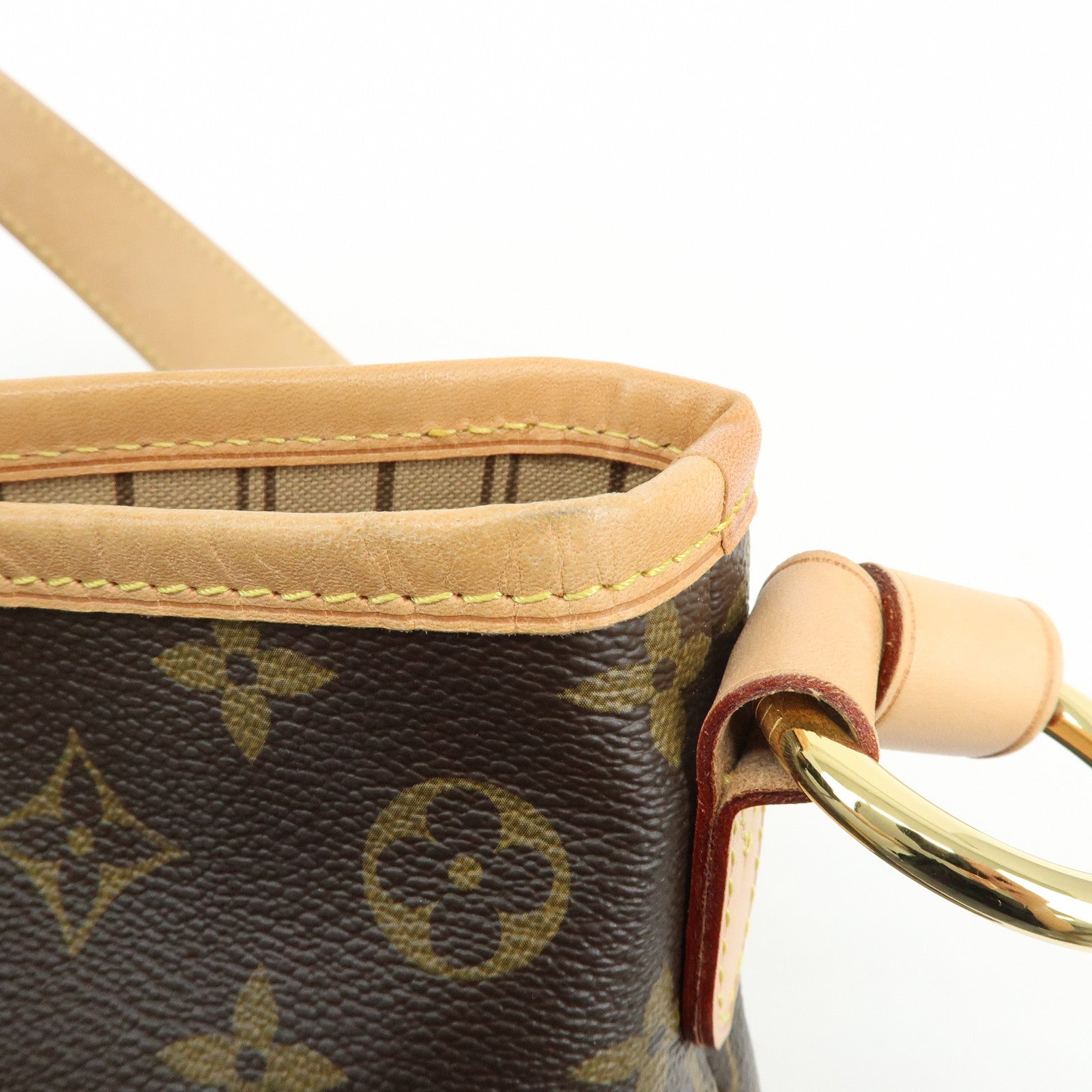 Louis Vuitton Monogram Delightful MM Shoulder Bag Brown M40353