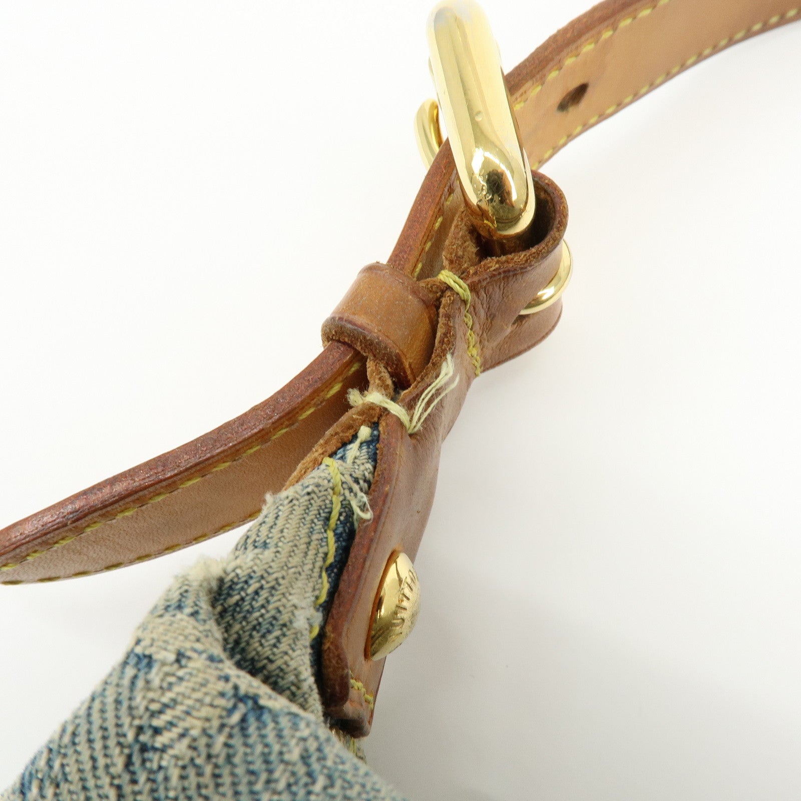 Louis Vuitton Monogram Denim Baggy PM 2Way Bag Shoulder Bag M95049