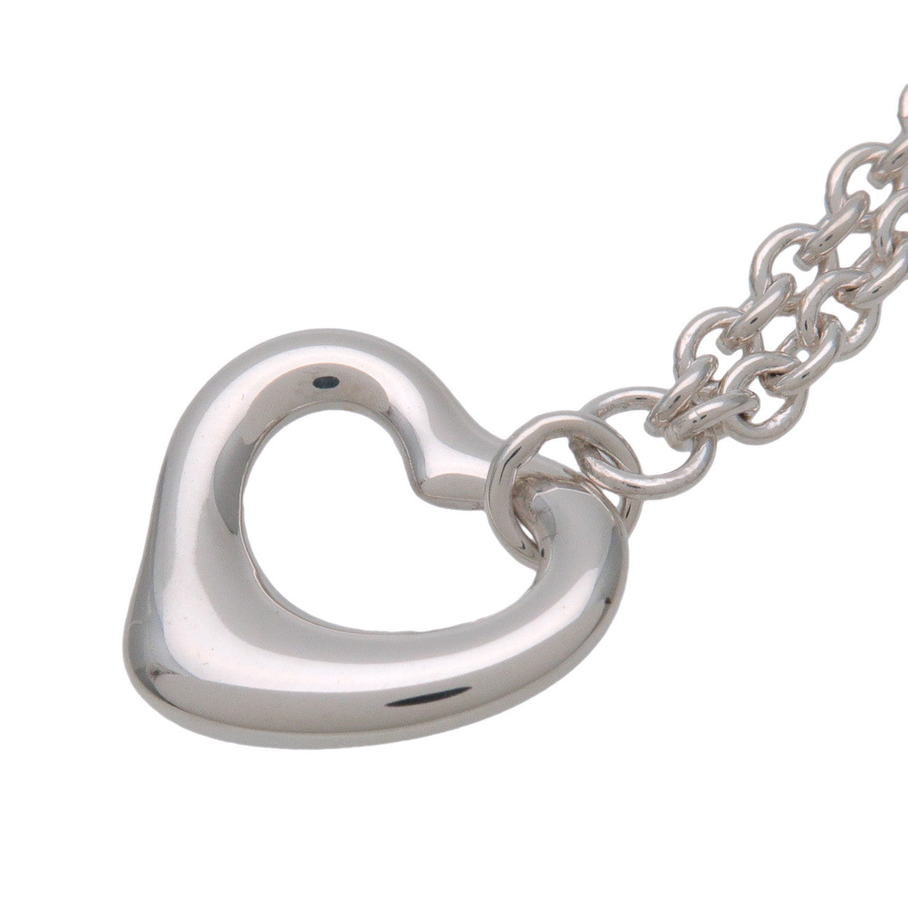 Tiffany & Co Open Heart Bracelet SV925 Silver