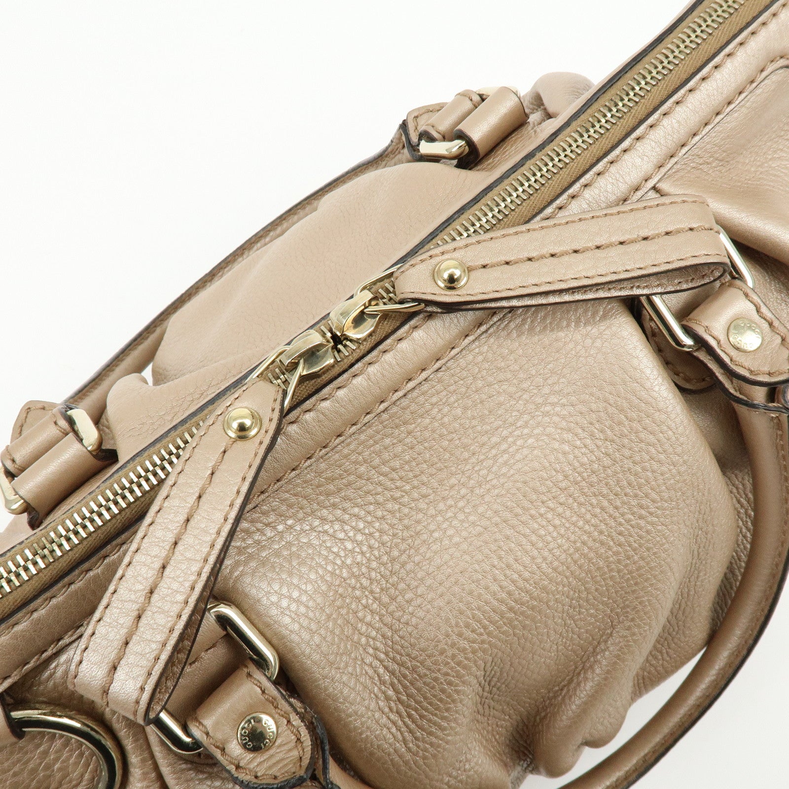 GUCCI Sukey Interlocking G Leather 2Way Shoulder Hand Bag 247902