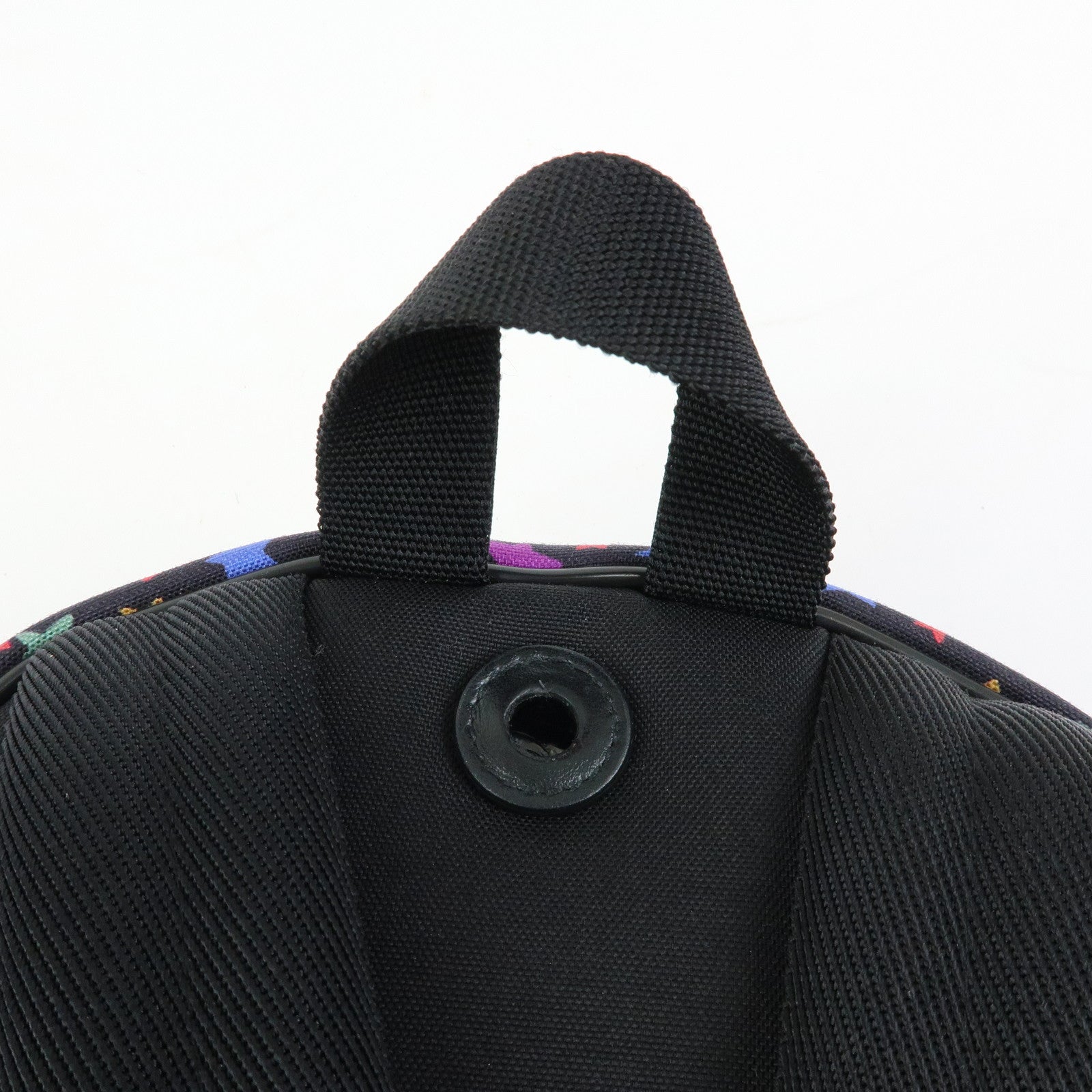 SAINT LAURENT PARIS City Canvas Leather Backpack Star Pattern 508548
