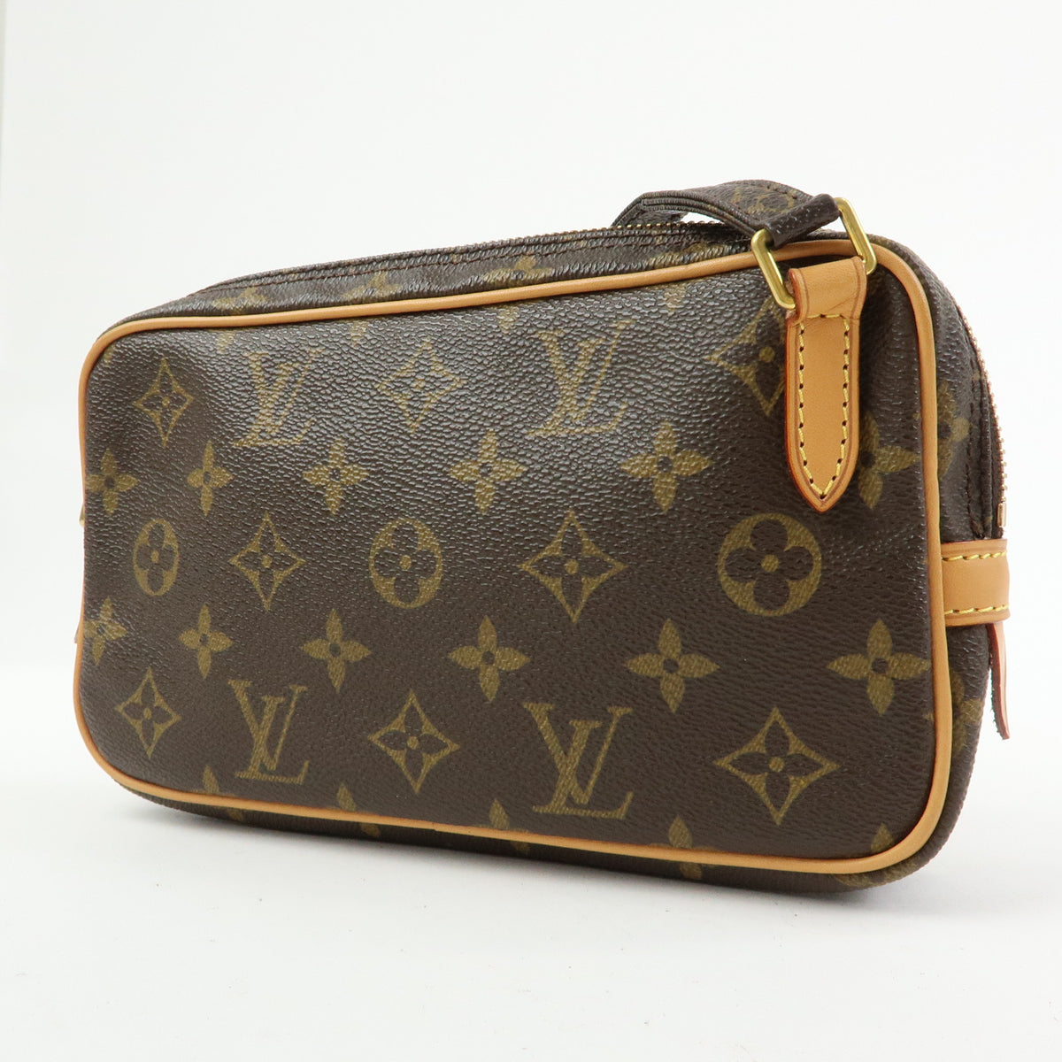 Louis Vuitton Monogram Pochette Marly Bandouliere Bag Brown M51828
