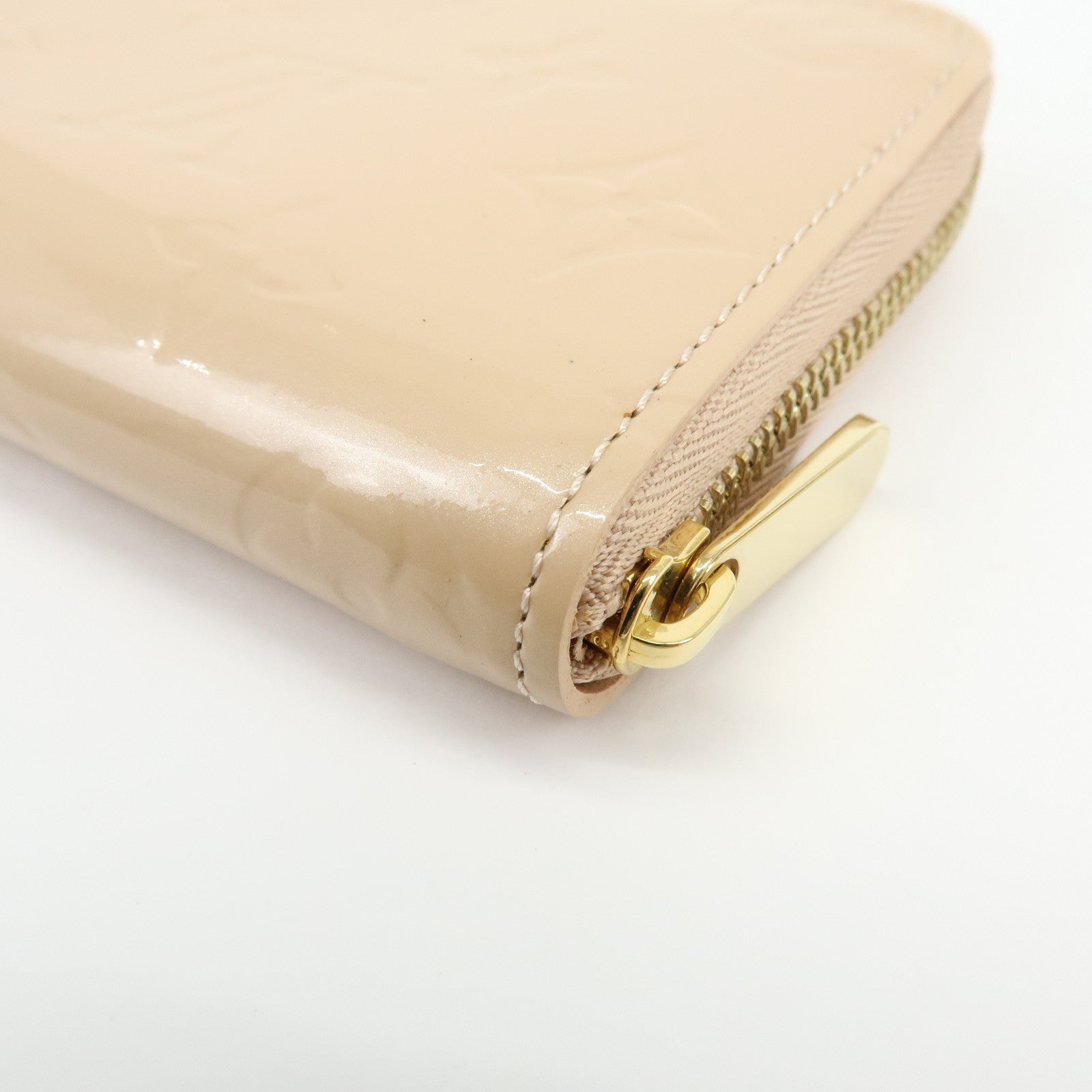 Louis Vuitton Monogram Vernis Zippy Coin Case Rose Florentin M91535