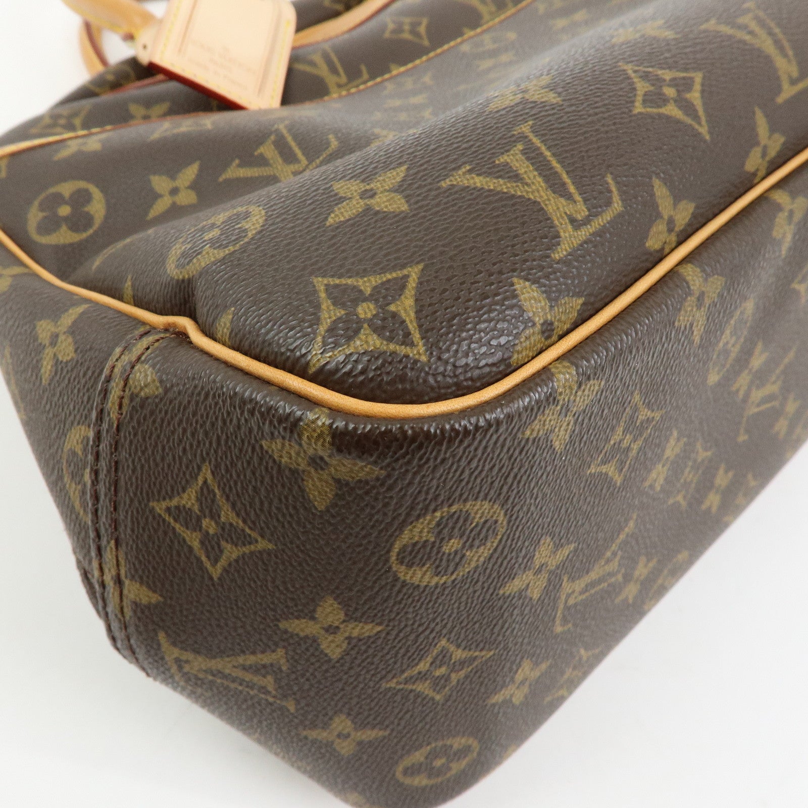 Louis Vuitton Monogram Deauville Canvas Hand Bag Brown M47270