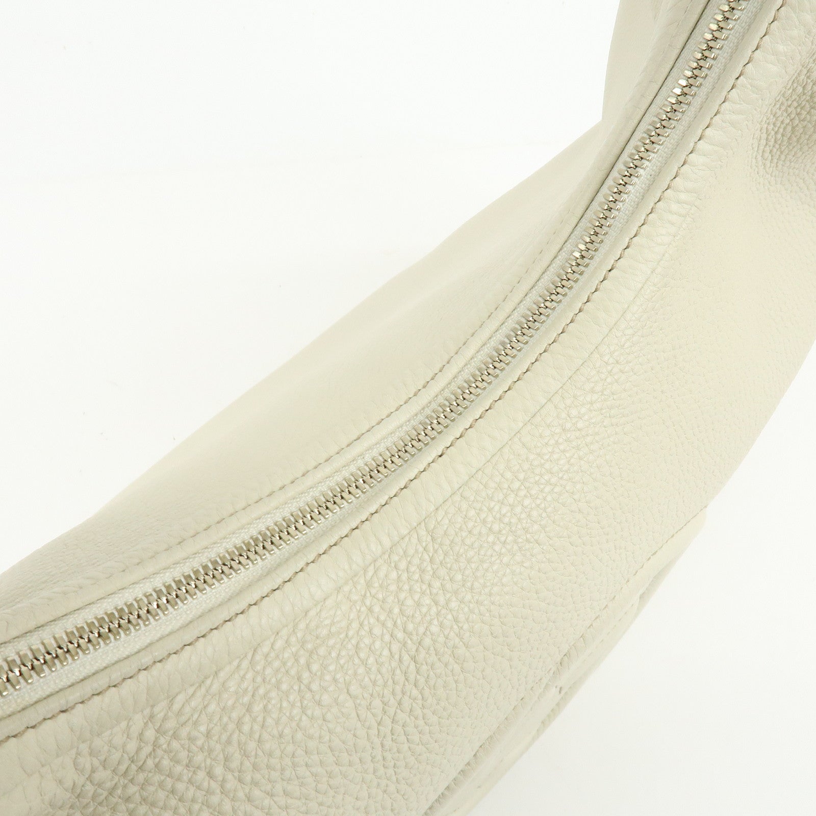 GUCCI SOHO Interlocking G Leahter Shoulder Bag White 282304