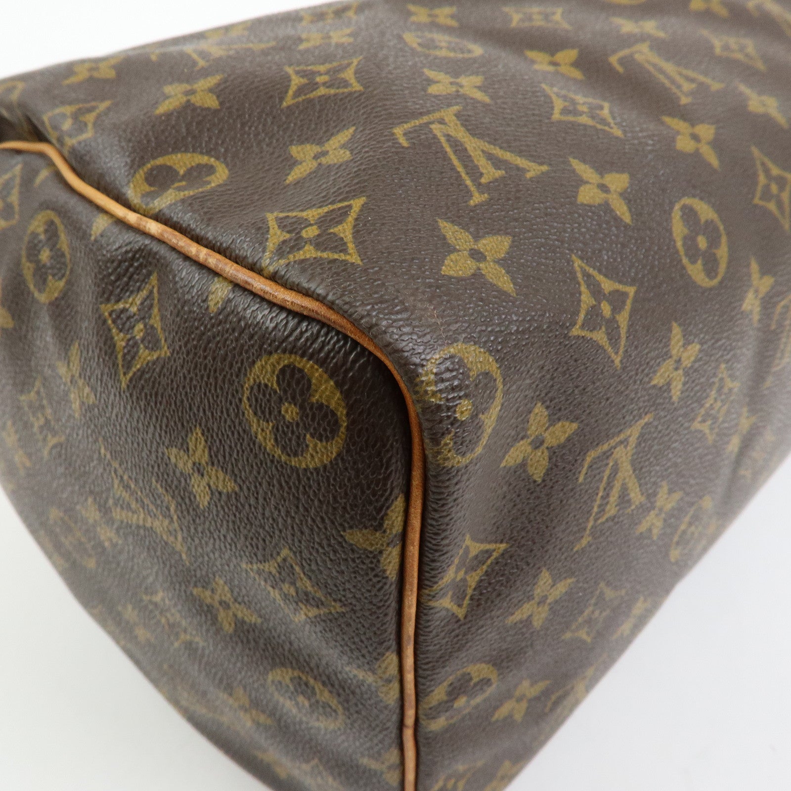 Louis Vuitton Monogram Speedy 40 Boston Bag Hand Bag Brown M41106