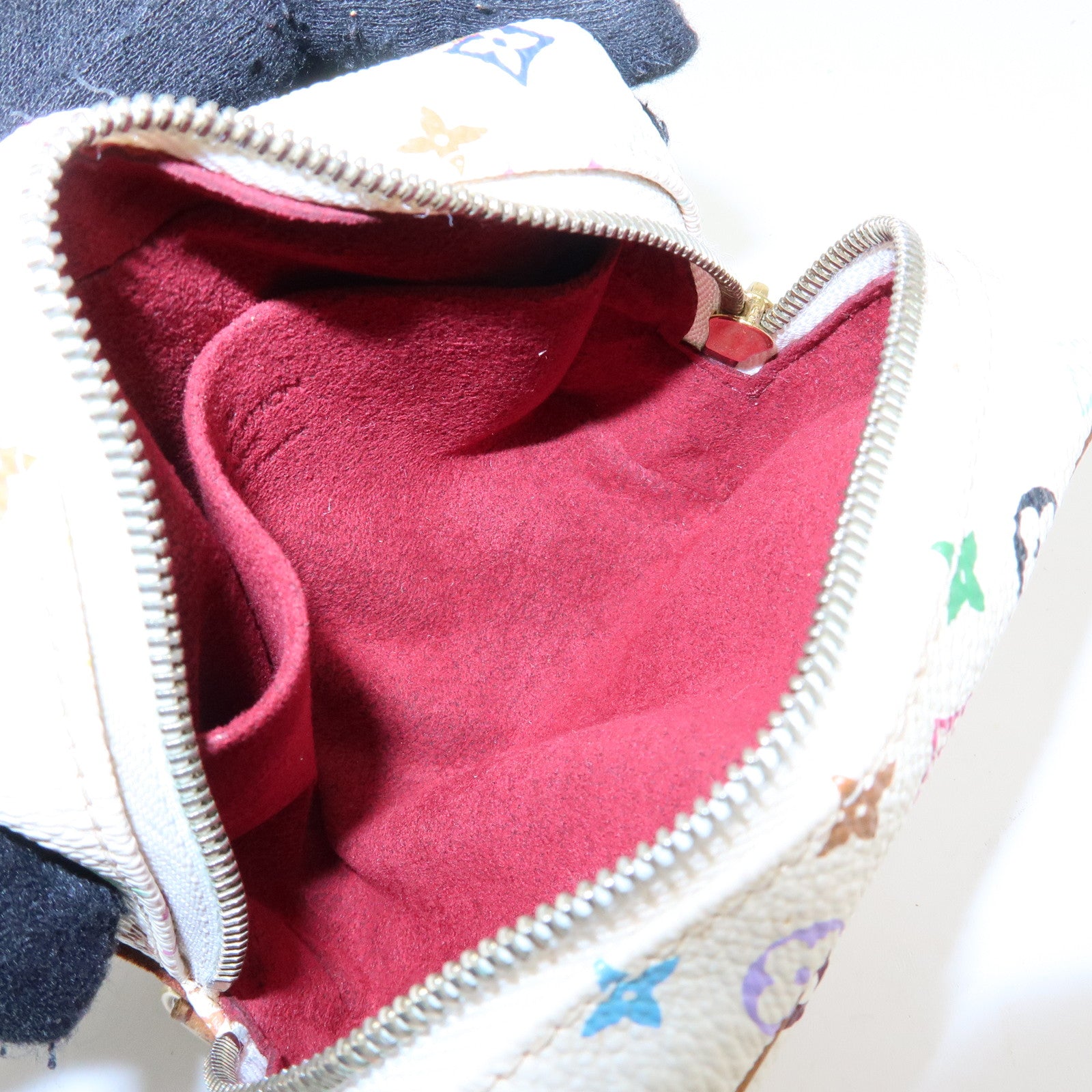 Louis Vuitton Monogram Multicolor Trousse Wapity Pouch Blanc M58033