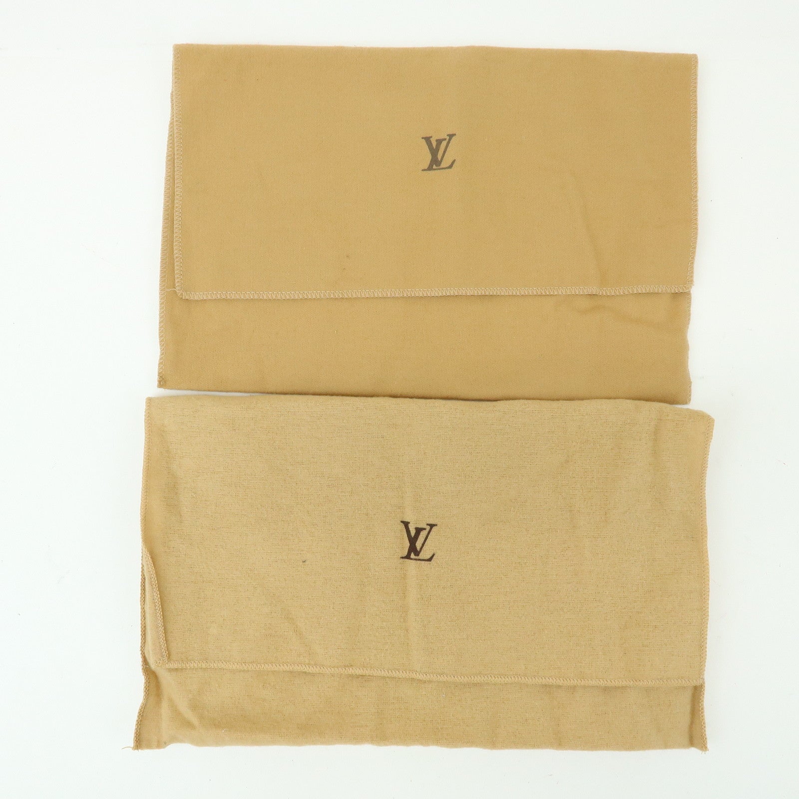 Loiuis Vuitton Set Of 15 Dust Bag Flap Style Beige Brown