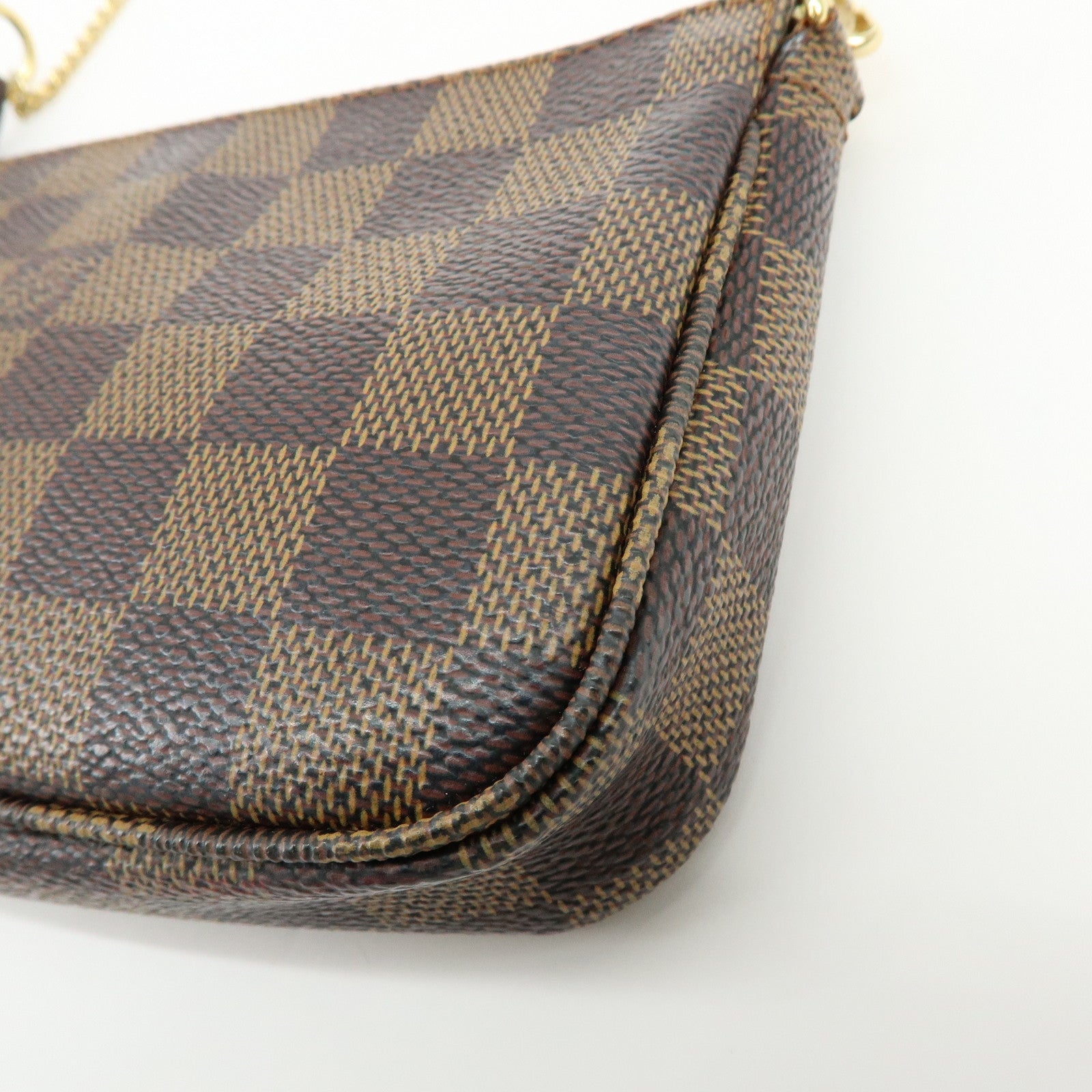 Louis Vuitton Damier Ebene Mini Pochette Accessoires Hand Bag