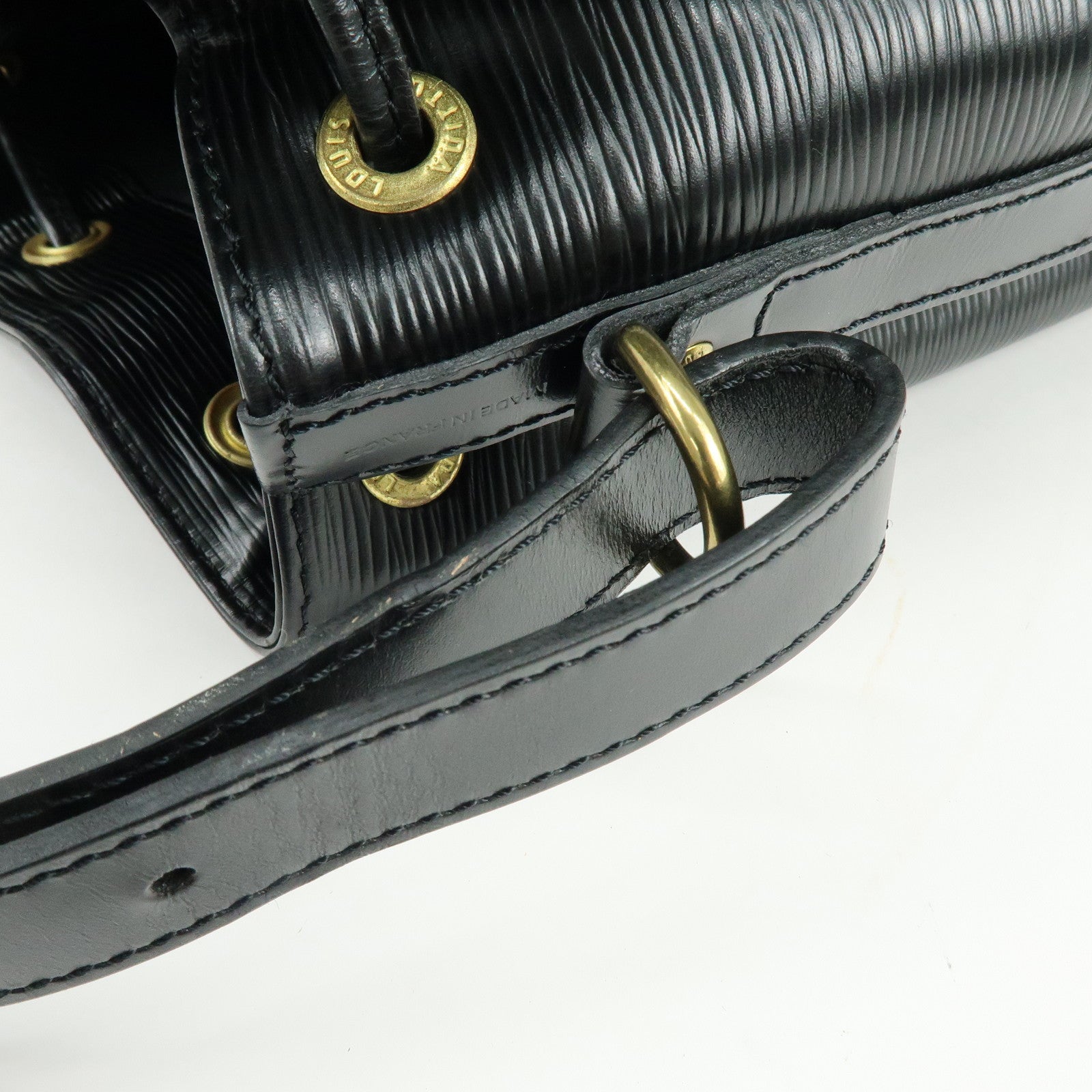 Louis Vuitton Epi Petit Noe Shoulder Bag Noir Black M44102