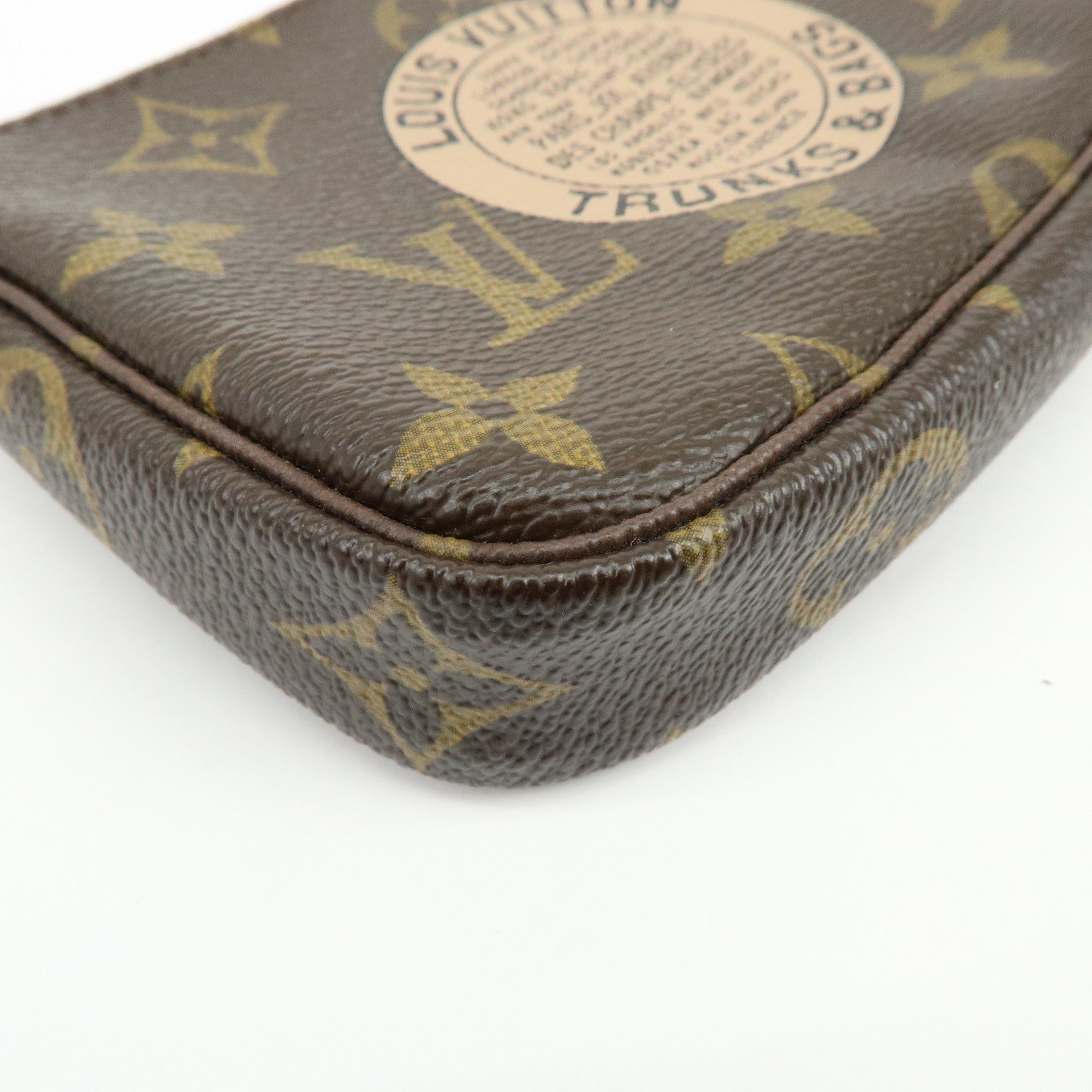 Louis Vuitton Monogram T&B Mini Pochette Accessoires Hand Bag M60153