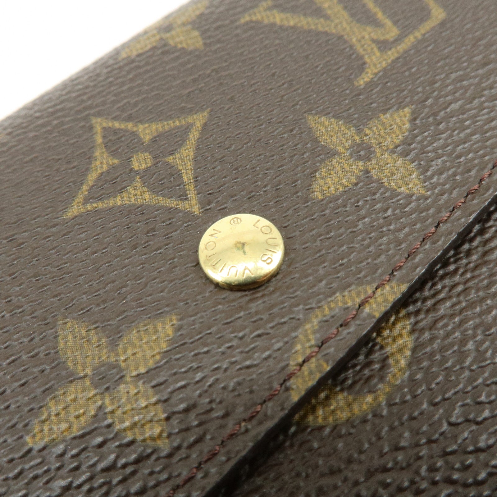 Louis Vuitton Monogram Porte Tresor International Wallet Brown M61215