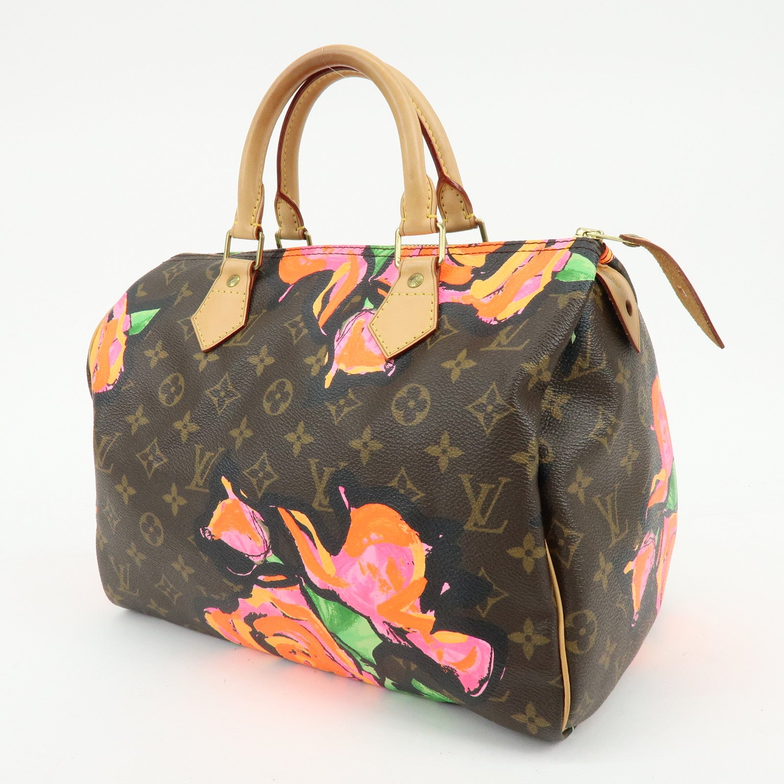 Louis Vuitton Monogram Rose Canvas Speedy 30 Boston Bag M48610