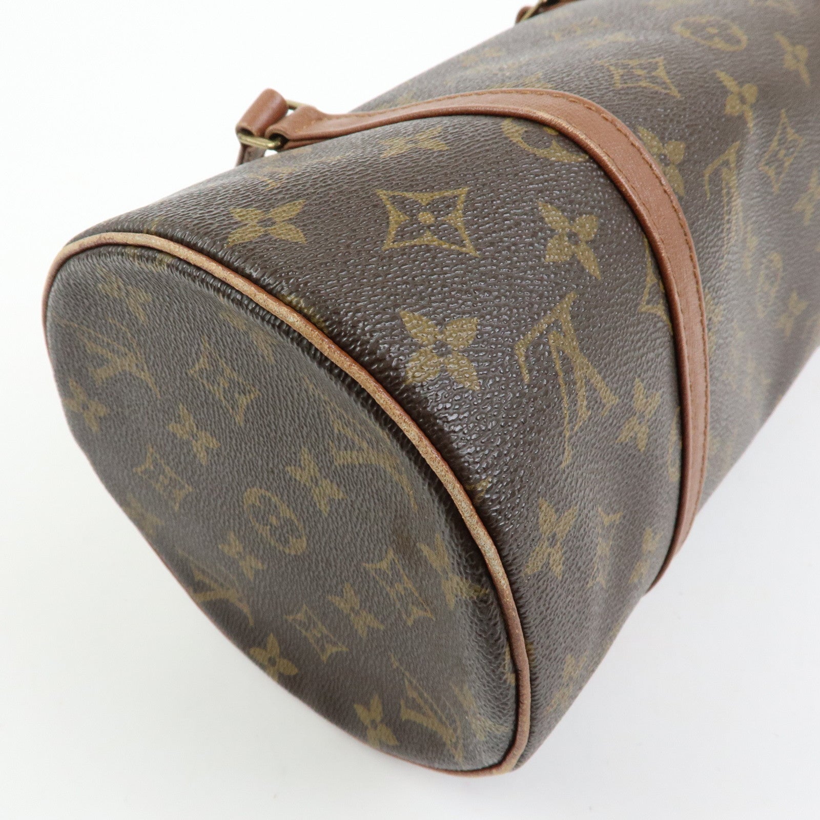 Louis Vuitton Monogram Papillon 30 Hand Bag Brown M51385