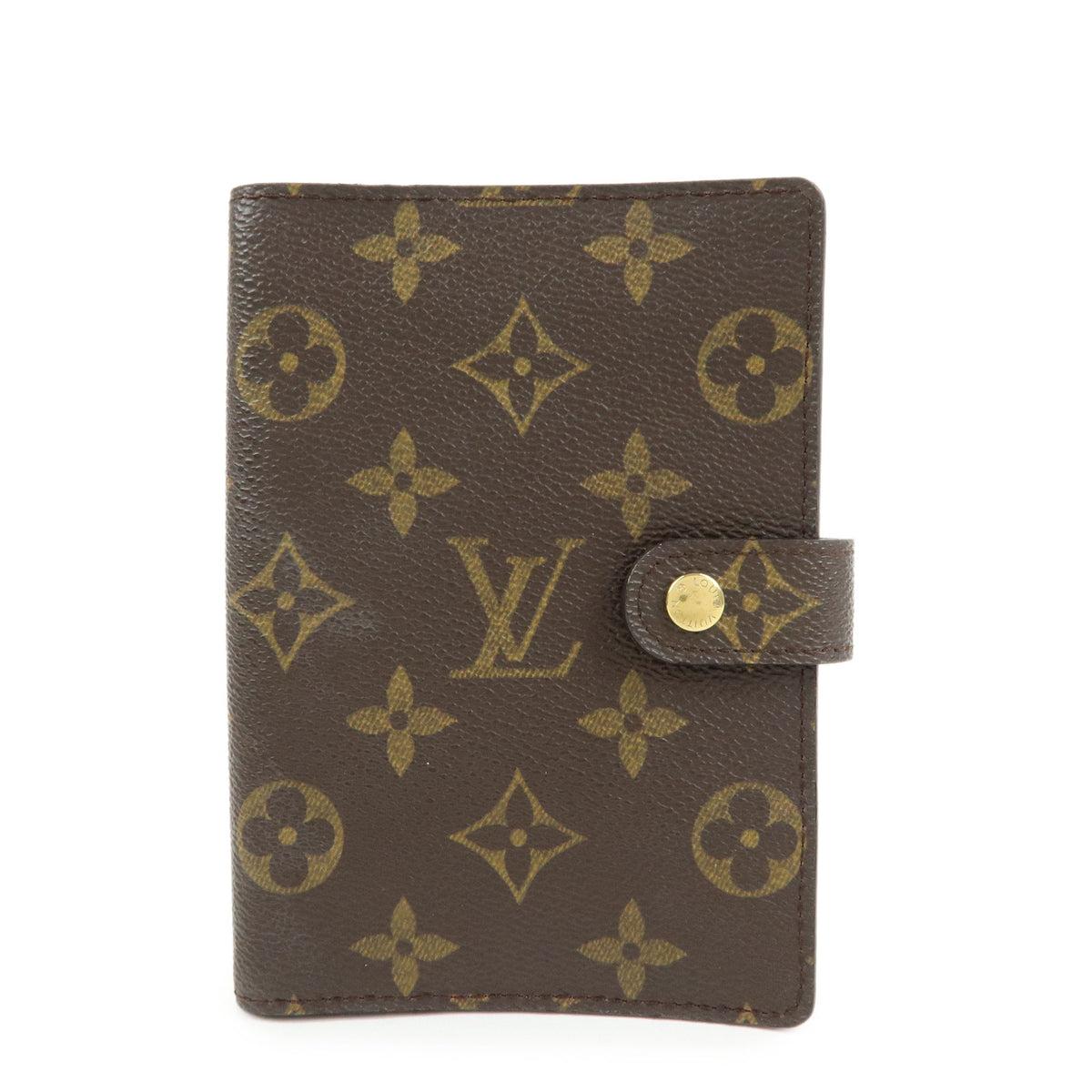 Louis Vuitton Monogram Agenda PM Planner Cover Brown R20005