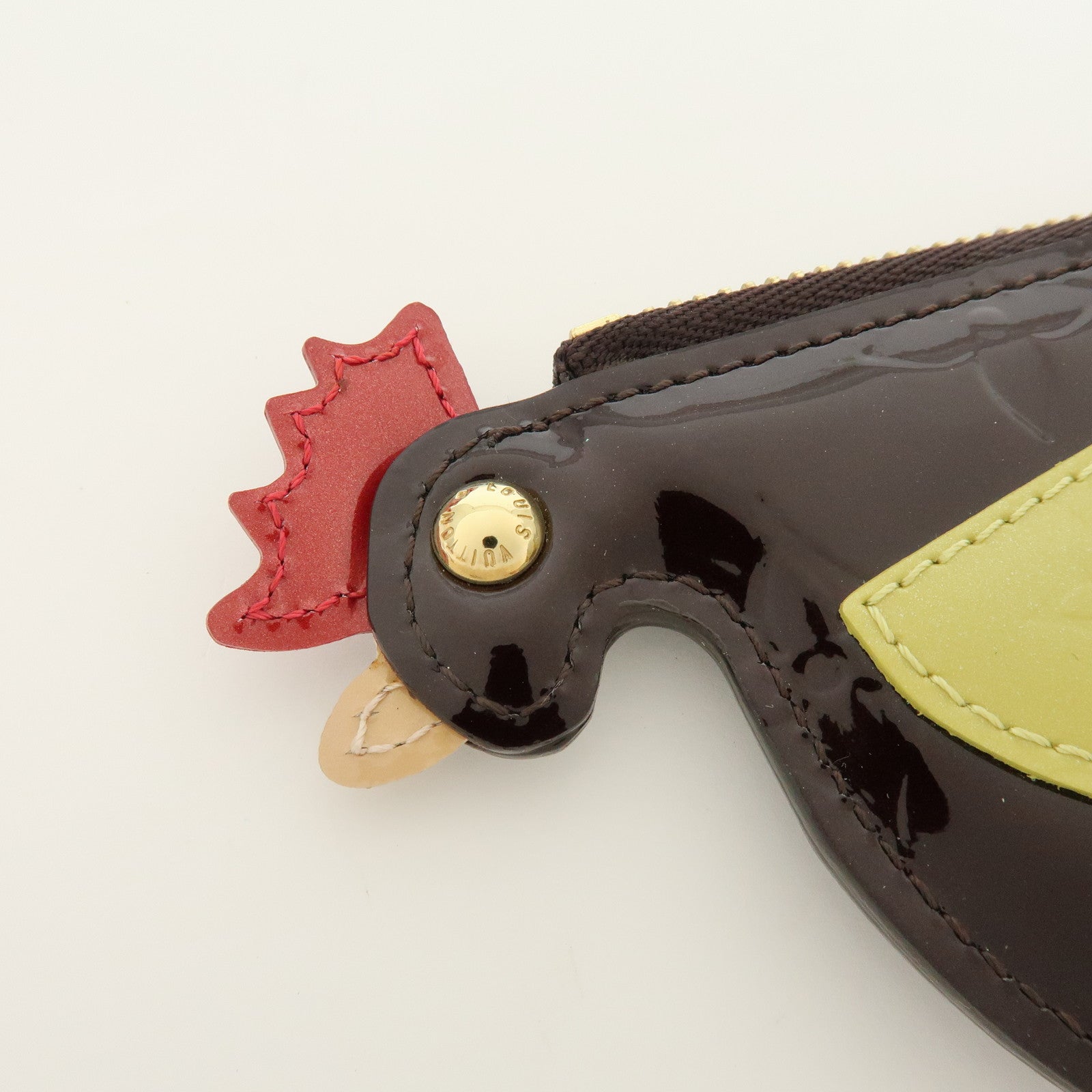 Louis Vuitton Monogram Vernis Leather Pochette Coq Coin Case M91406