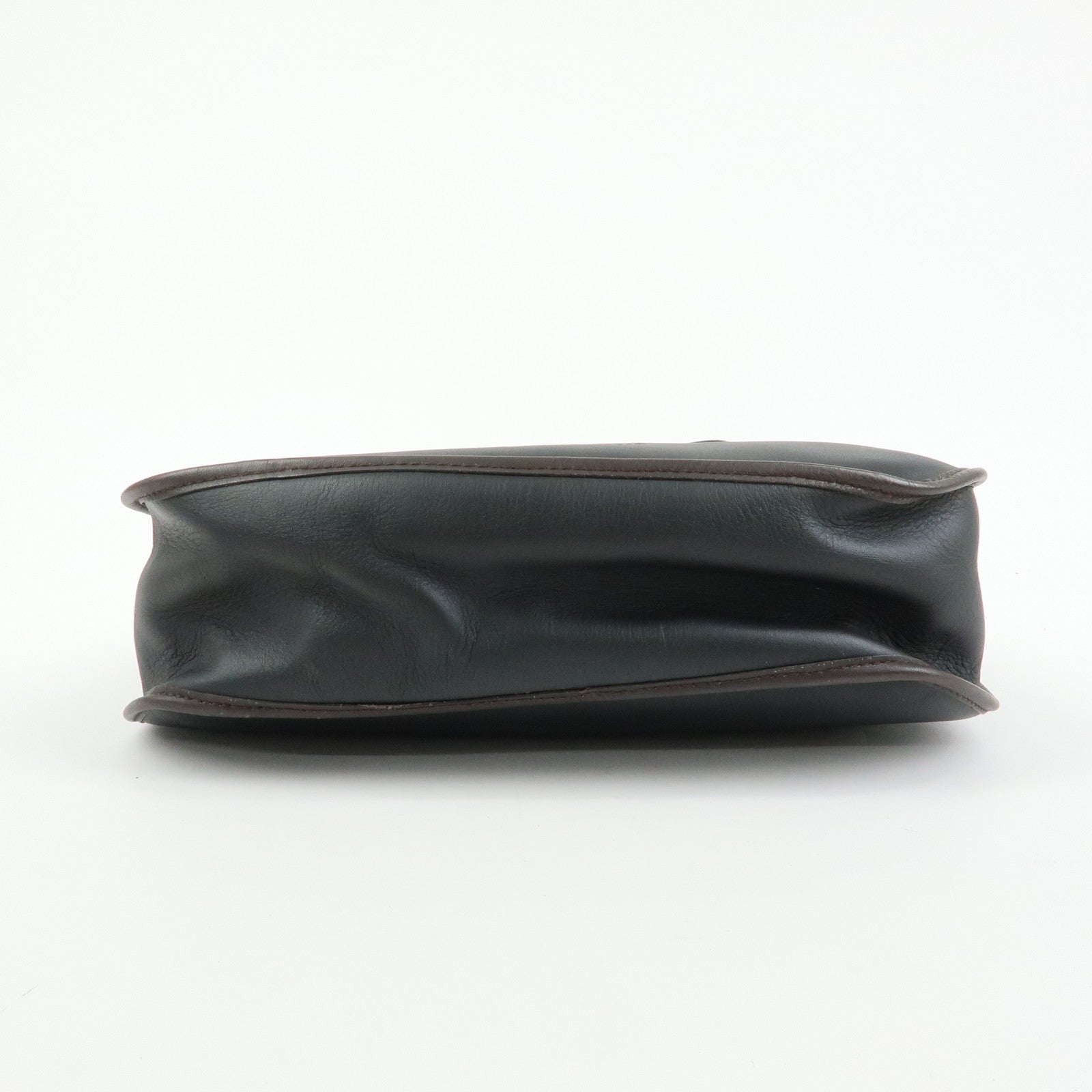 LOEWE Anagram Leather Sophia Shoulder Bag Crossbody Bag Black Brown