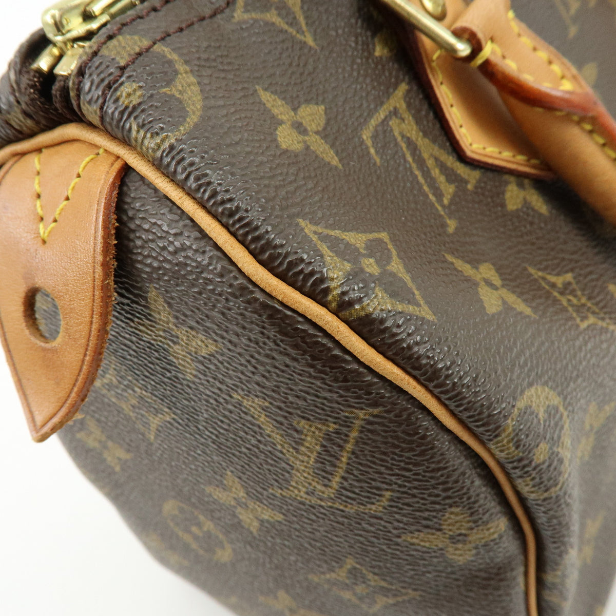 Louis Vuitton Monogram Speedy 25 Boston Bag Hand Bag Brown M41528
