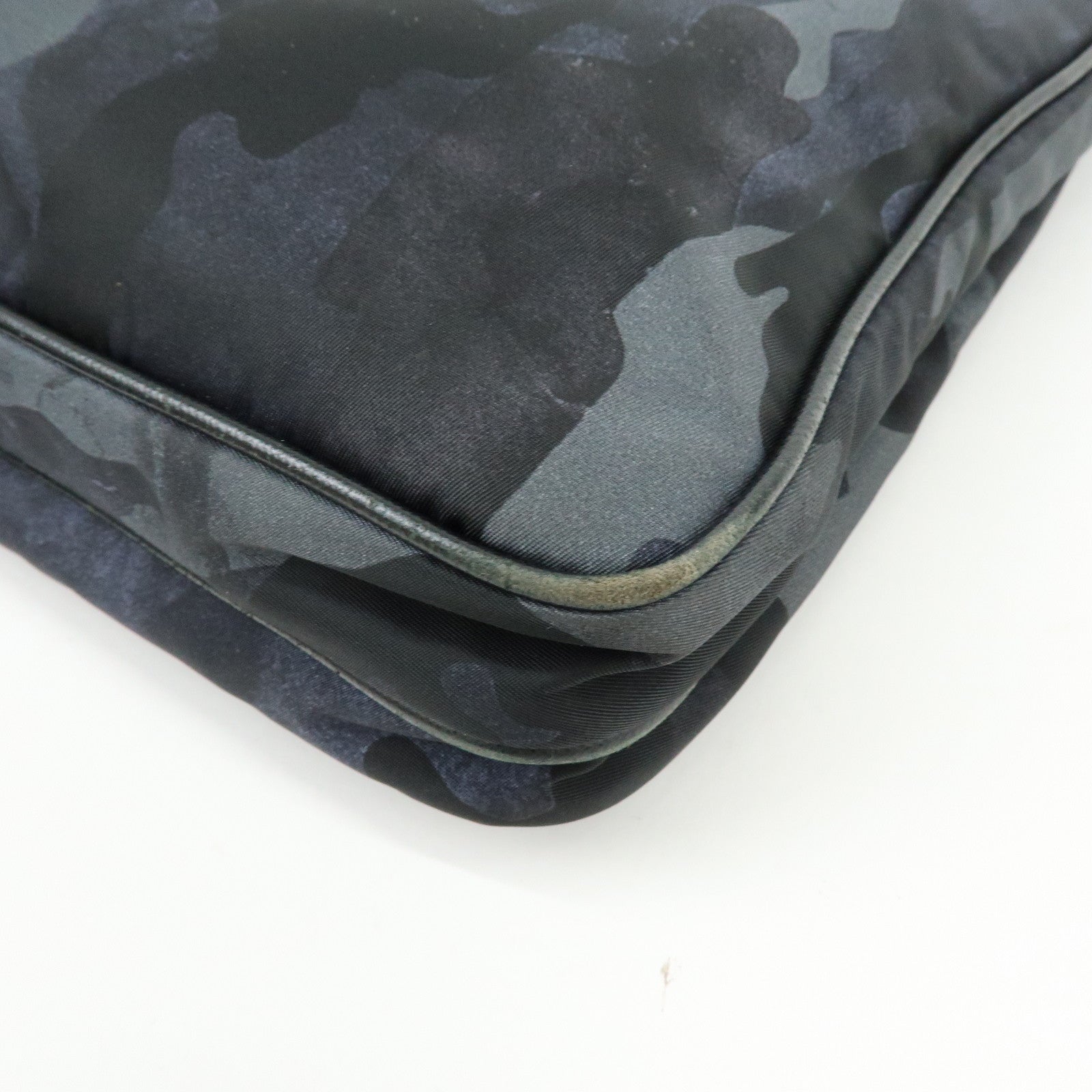 PRADA Triangle Logo Nylon Shoulder Crossbody Bag Cammoflage BR2418
