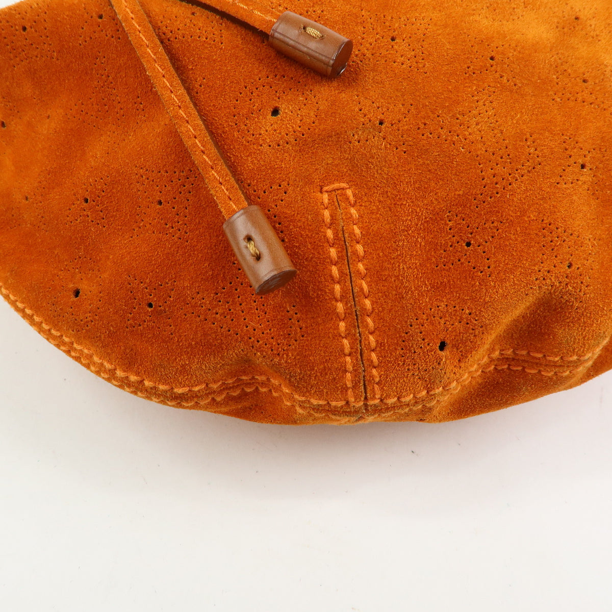 Louis Vuitton Monogram Onata GM Suede Shoulder Bag Orange M95119