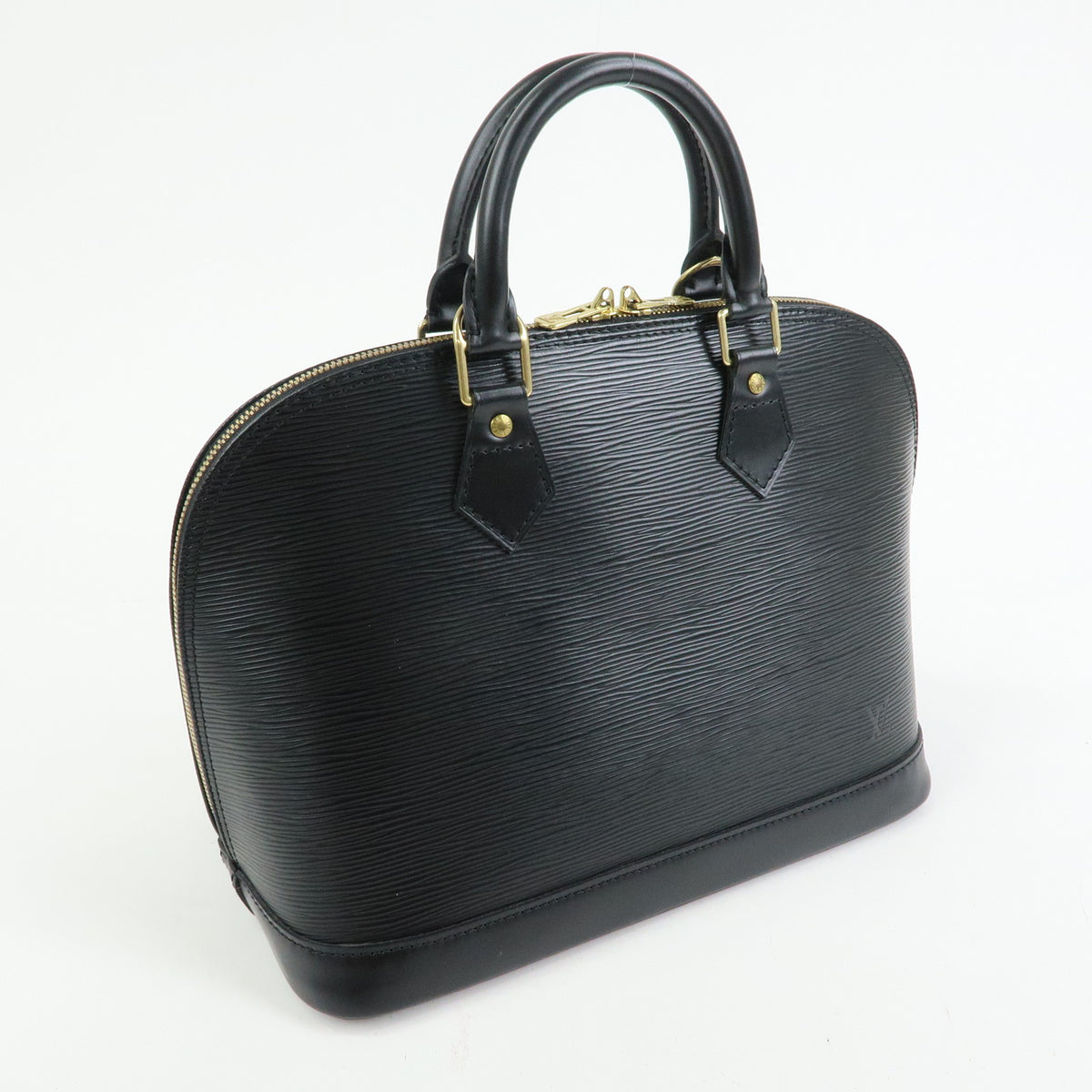Louis Vuitton Epi Alma PM Leather Hand Bag Noir Black M52142