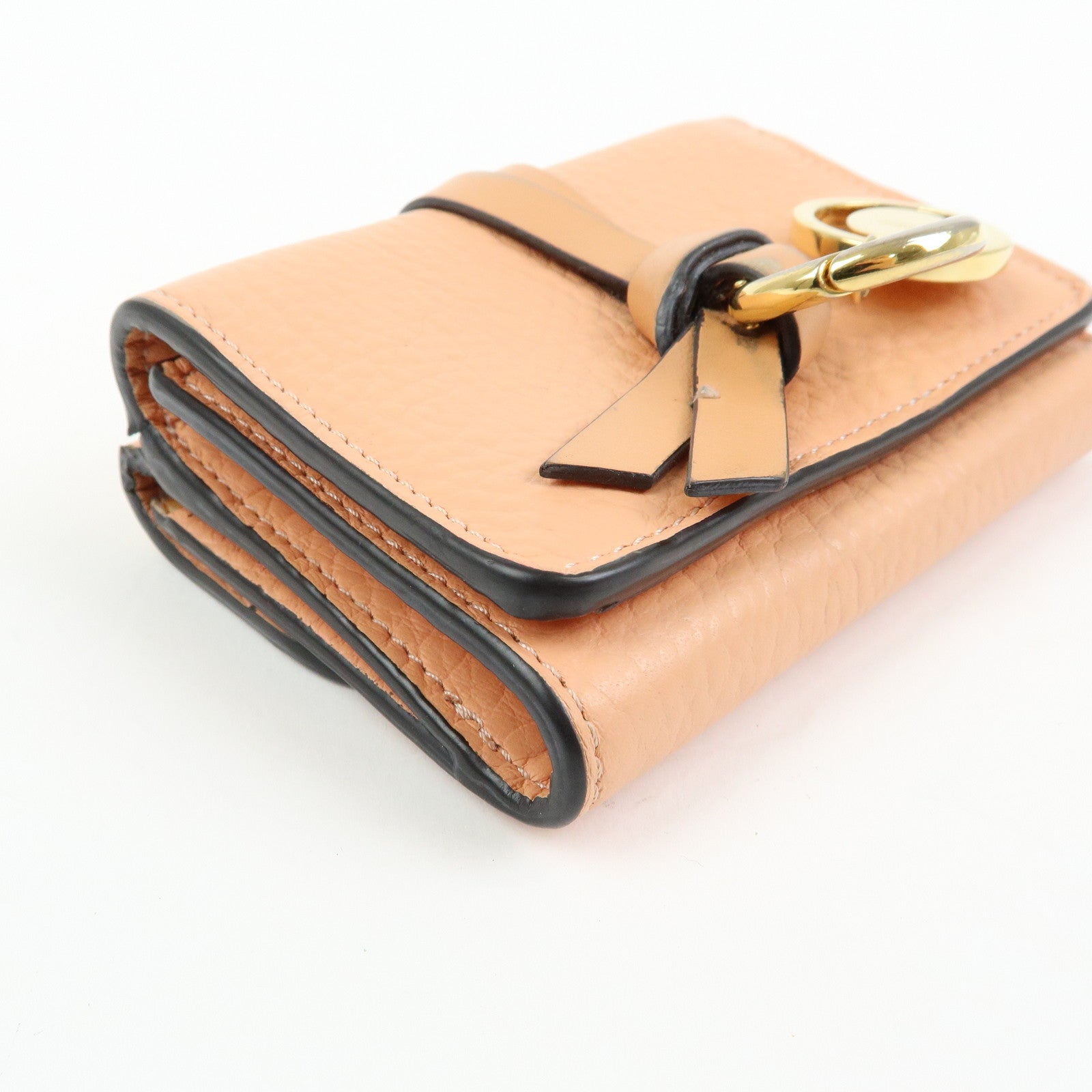 Chloe Set of 2 Alphabet Paddington Leather Long Compact Wallet