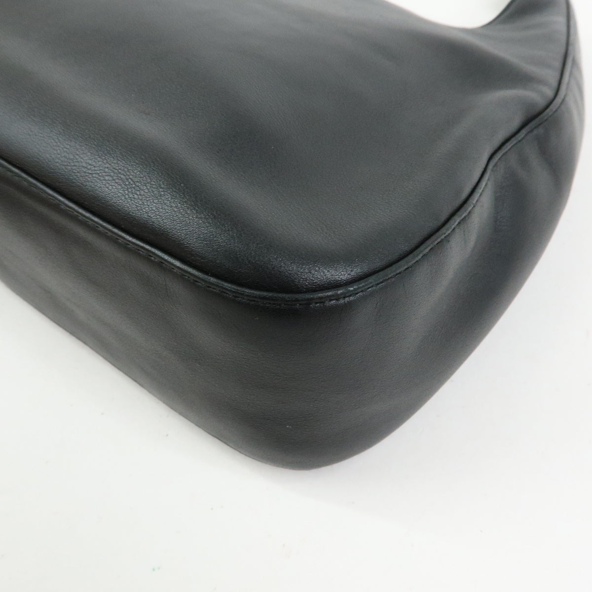 Christian Dior Malice Pearl Leather Shoulder Bag Hand Bag Black