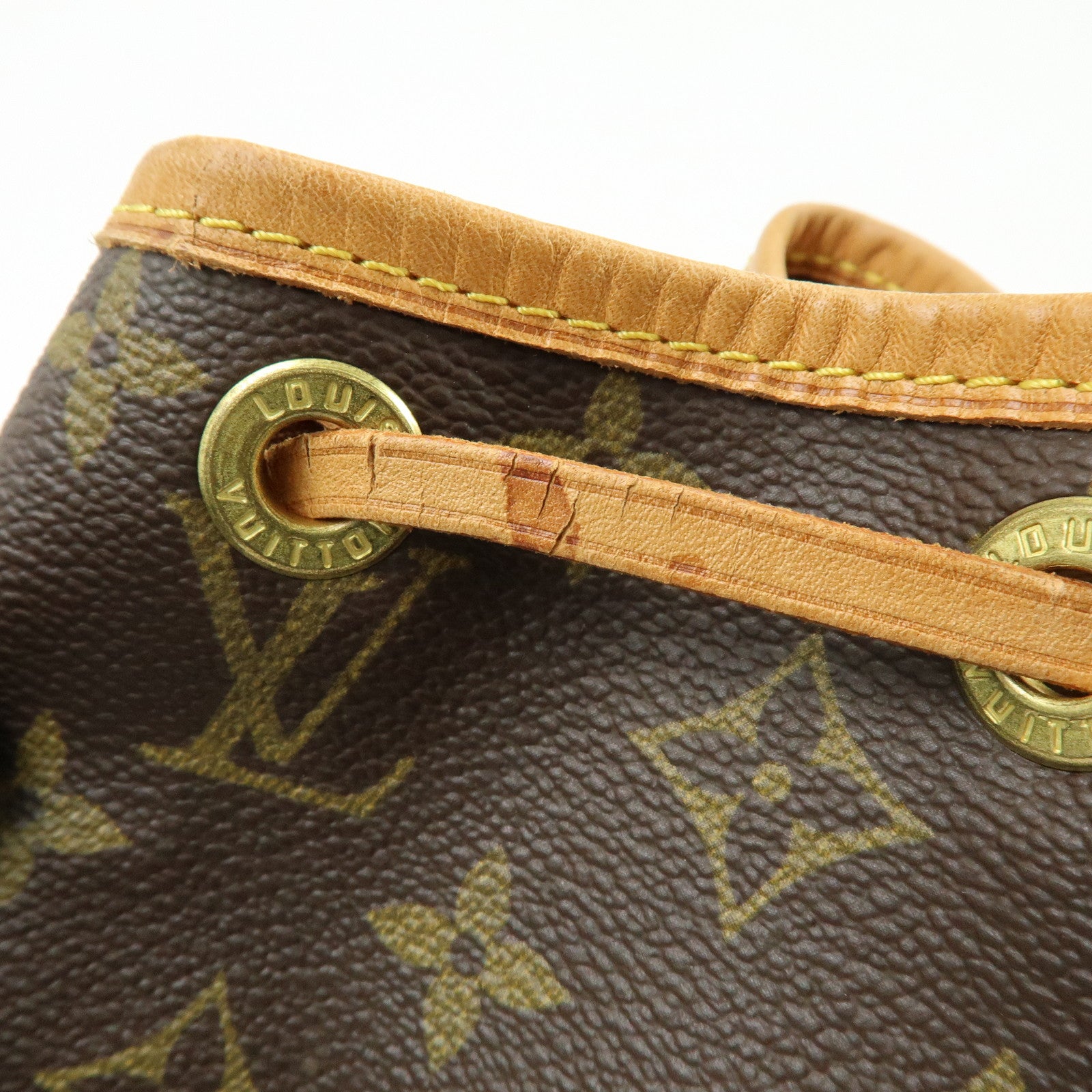 Louis Vuitton Monogram Petit Noe Shoulder Bag Brown M42226
