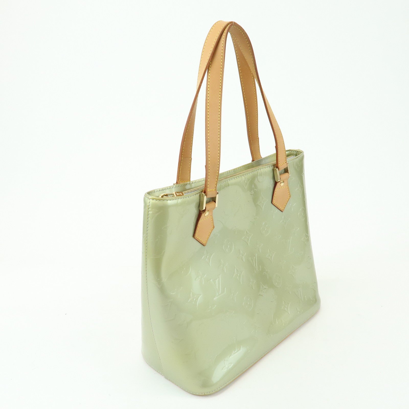 Louis Vuitton Monogram Vernis Houston Hand Bag Gris M91053