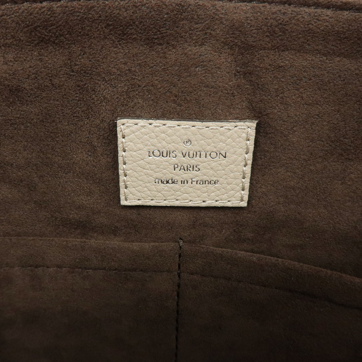 Louis Vuitton Monogram Mahina Omeah Leather 2Way Hand Bag Galet M55031