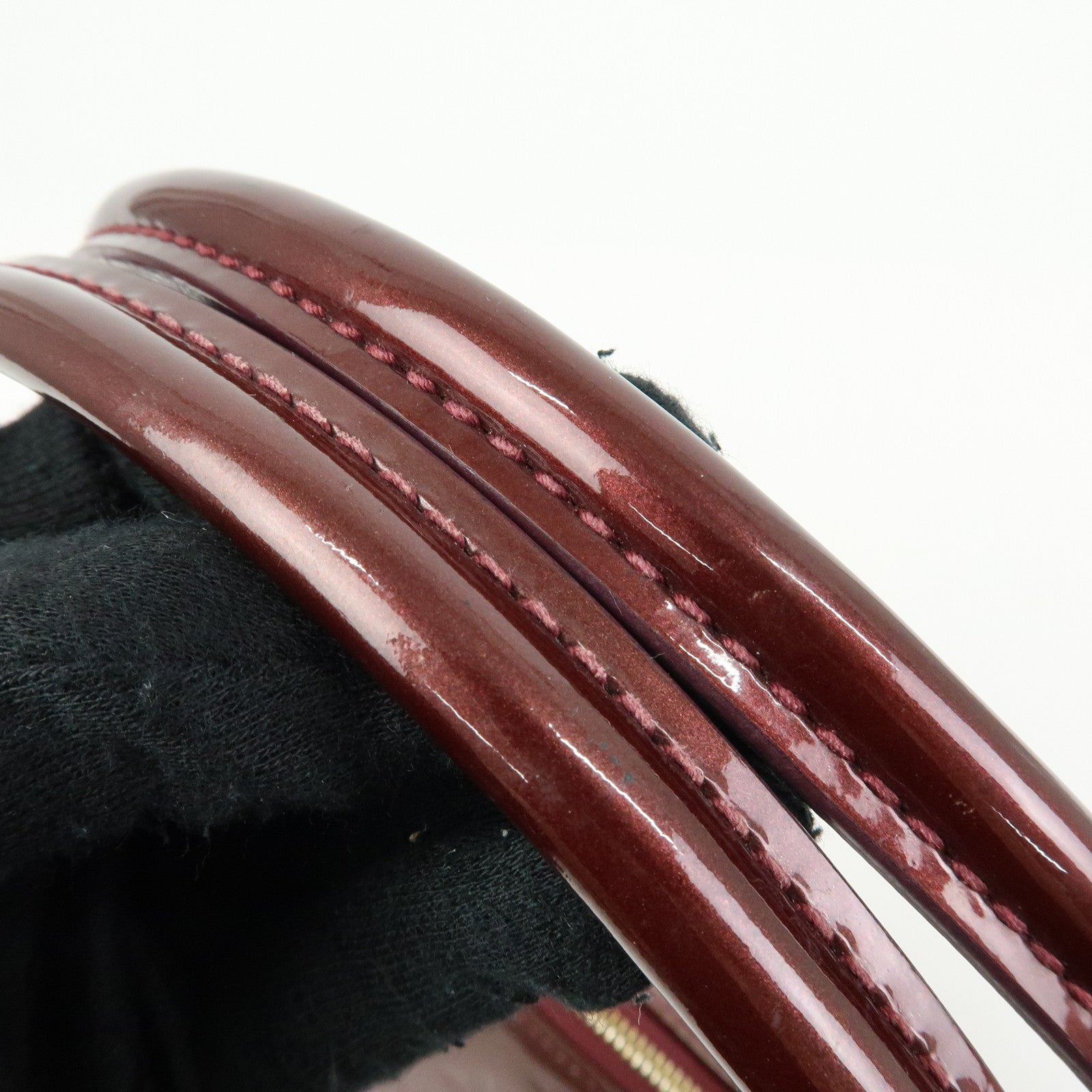 Louis Vuitton Monogram Vernis Sherwood PM Boston Hand Bag M91492