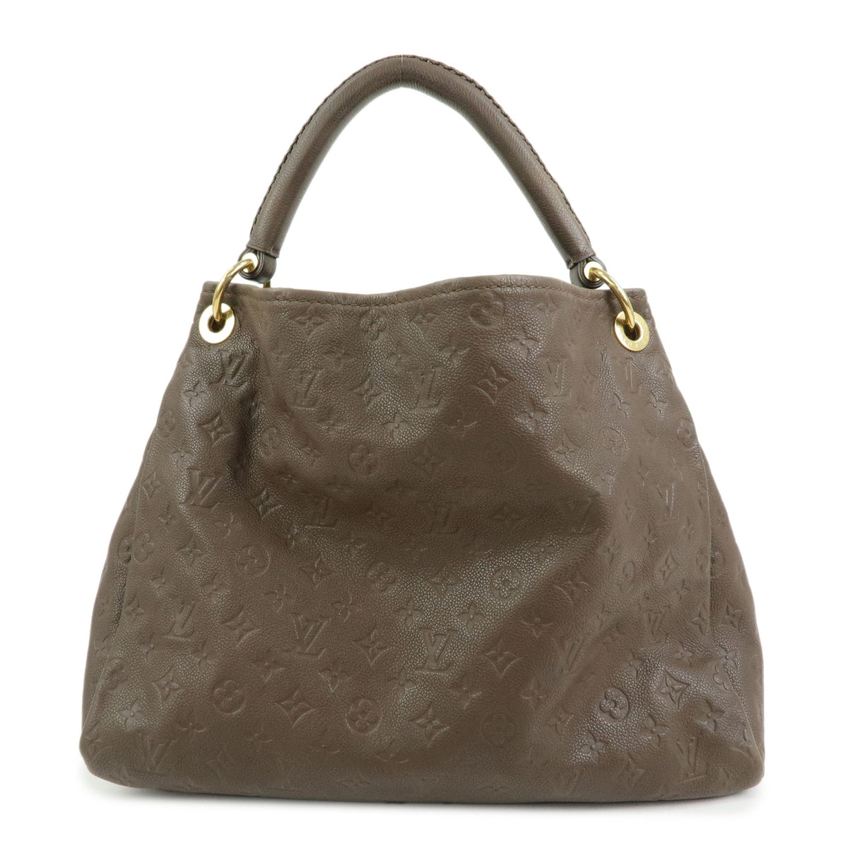 Louis Vuitton Monogram Empreinte Artsy MM Hand Bag Terre M94171