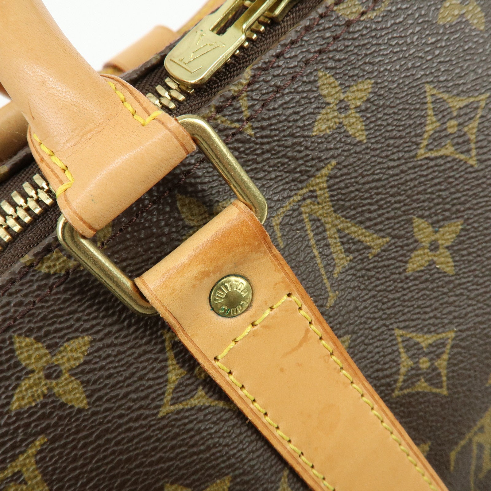 Louis Vuitton Monogram Keep All Bandouliere 50 Boston Bag M41416